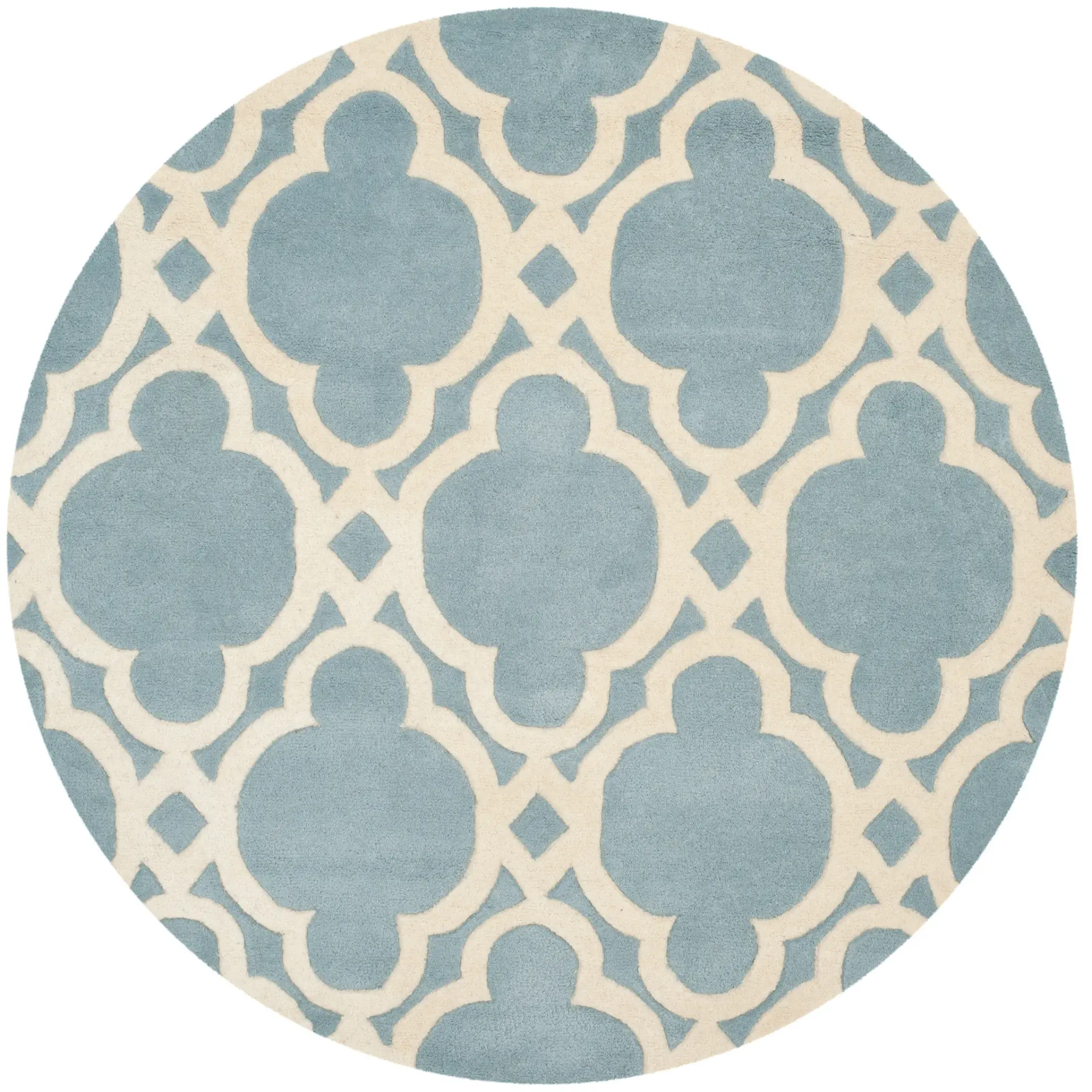 Chatham Moroccan Quatrefoil Hand-Tufted Wool Rug