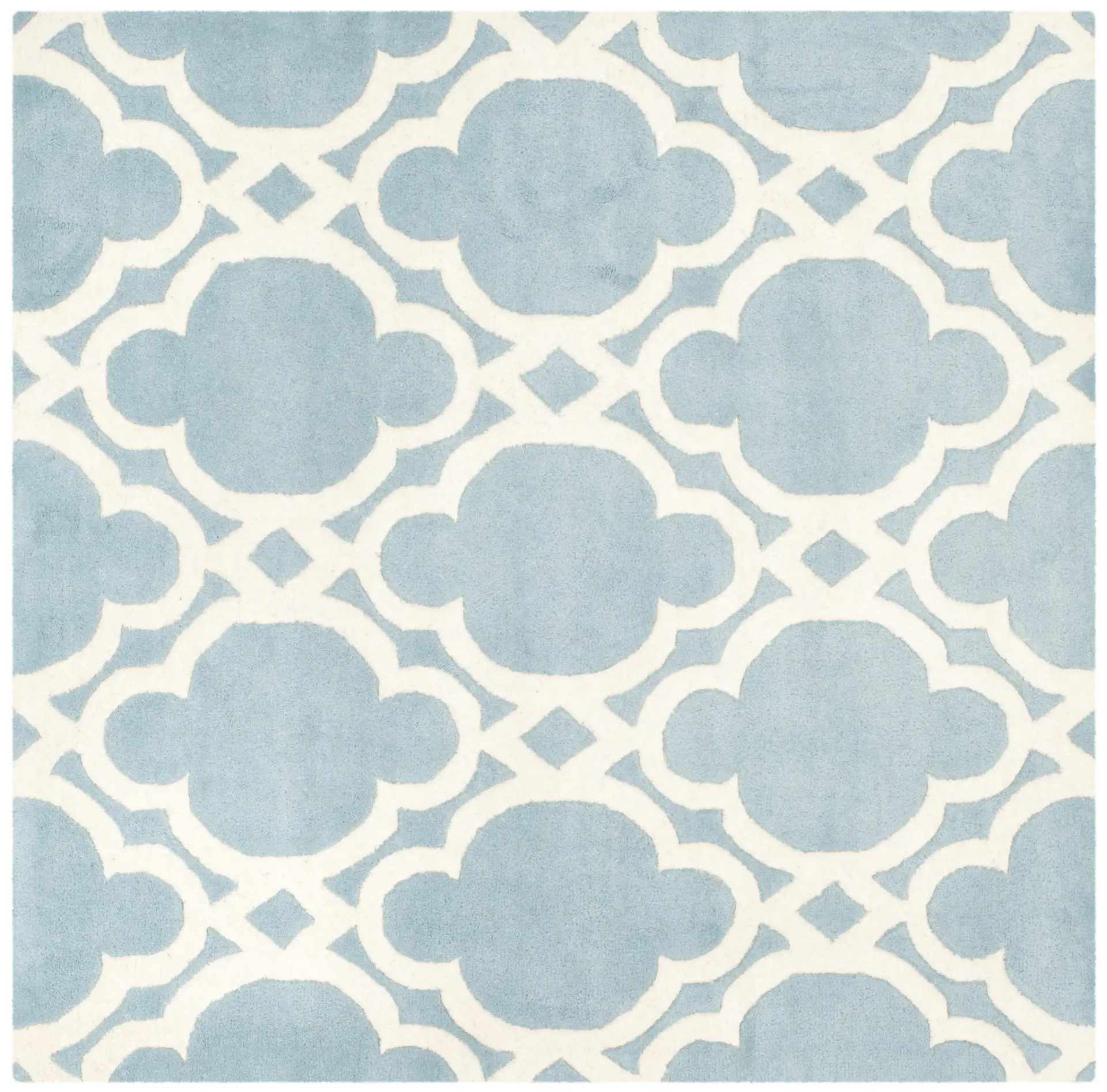 Chatham Moroccan Quatrefoil Hand-Tufted Wool Rug