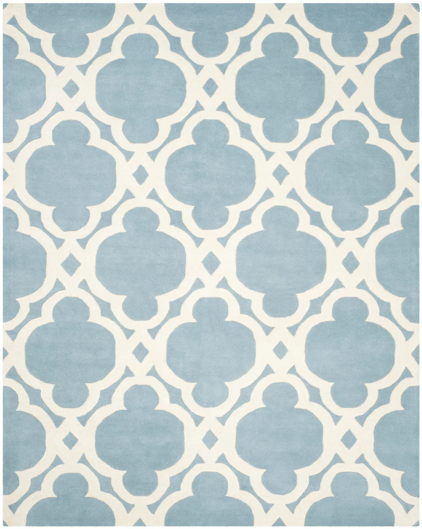 Chatham Moroccan Quatrefoil Hand-Tufted Wool Rug