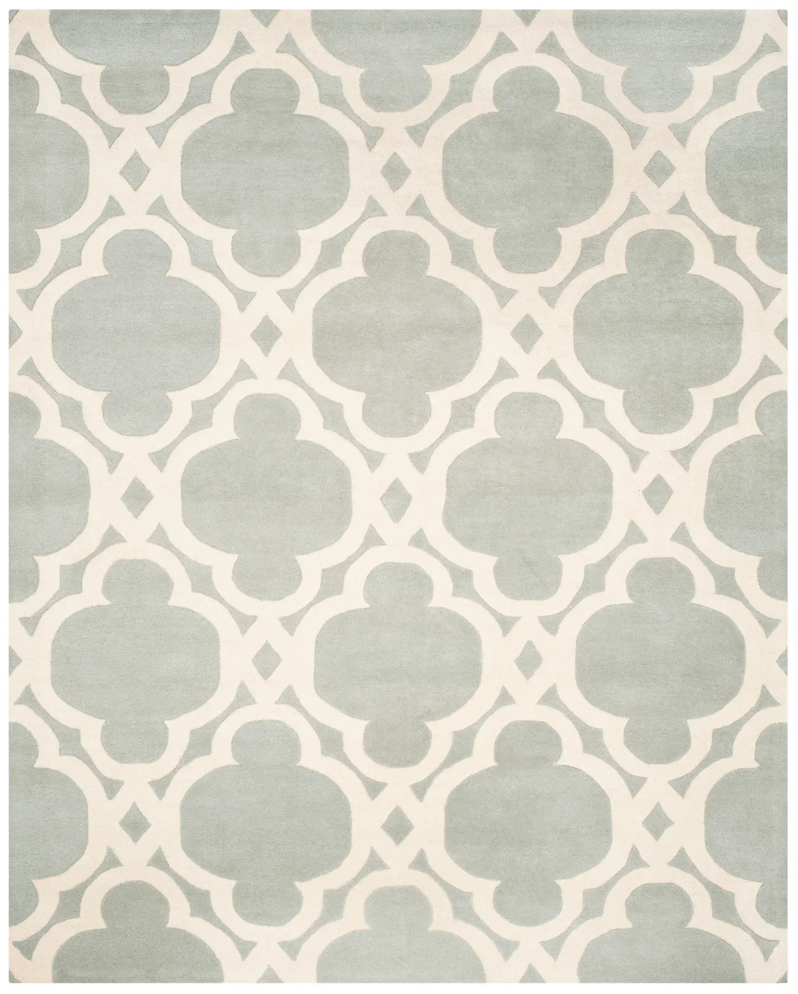 Chatham Moroccan Quatrefoil Hand-Tufted Wool Rug