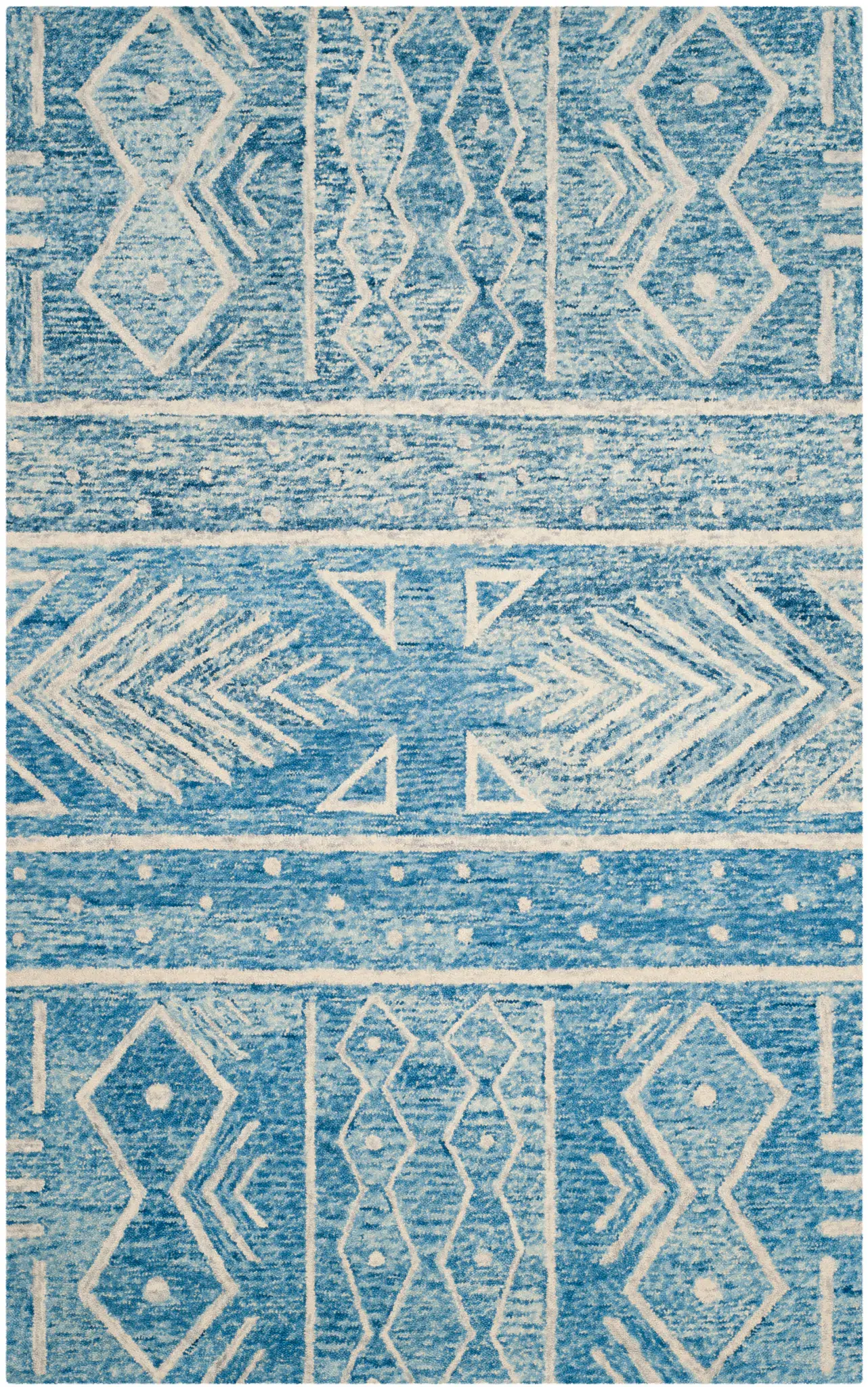 Chatham Banded Tribal Hand-Tufted Wool Rug