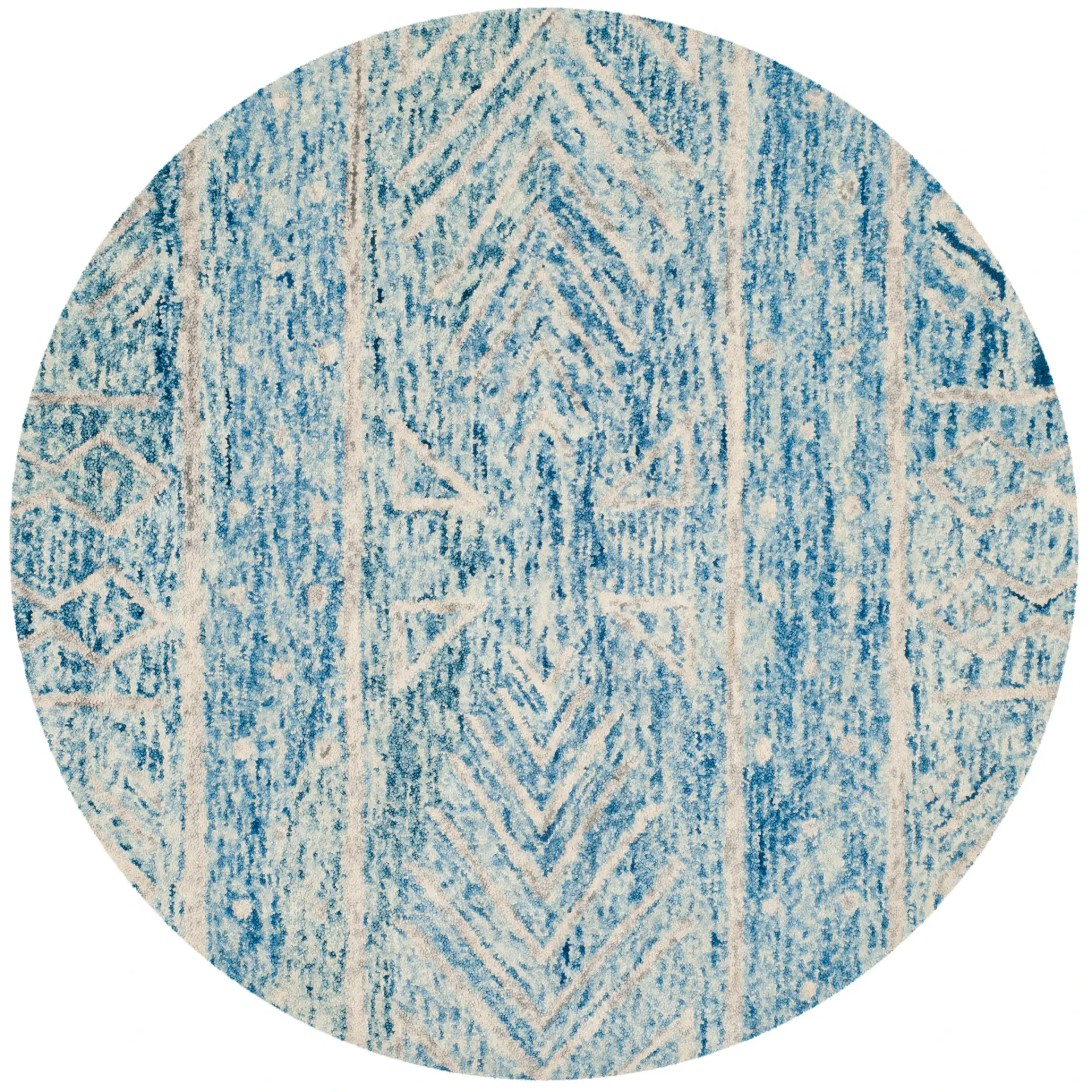 Chatham Banded Tribal Hand-Tufted Wool Rug