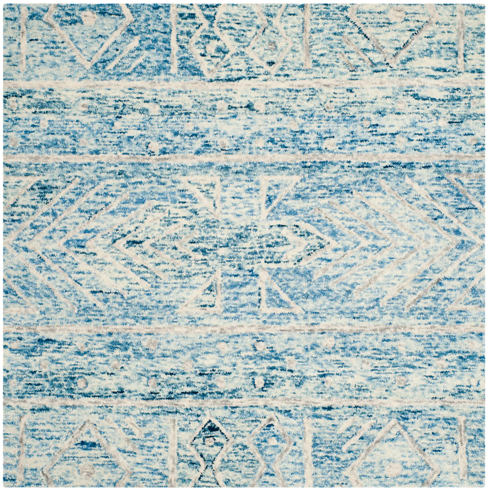 Chatham Banded Tribal Hand-Tufted Wool Rug