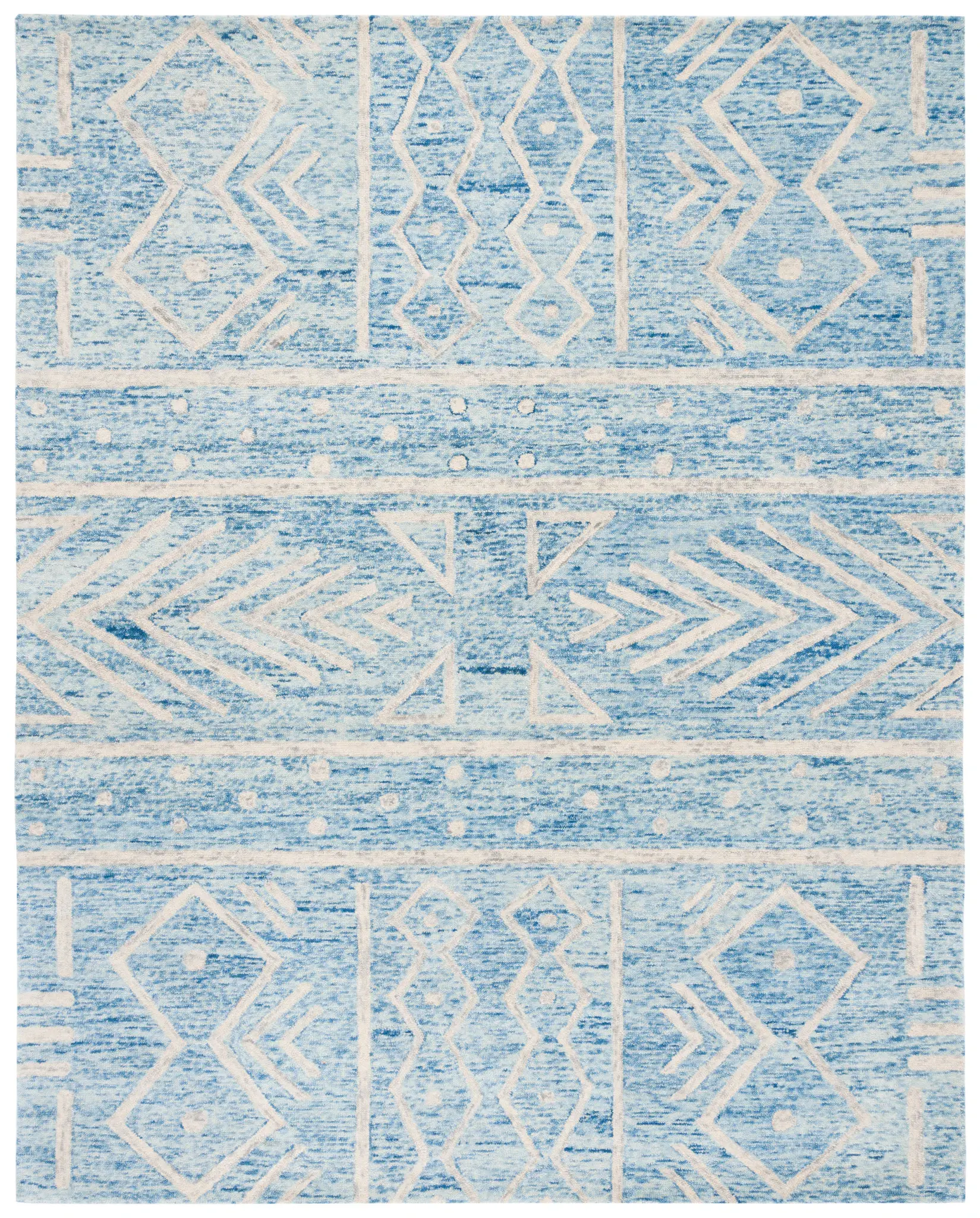 Chatham Banded Tribal Hand-Tufted Wool Rug