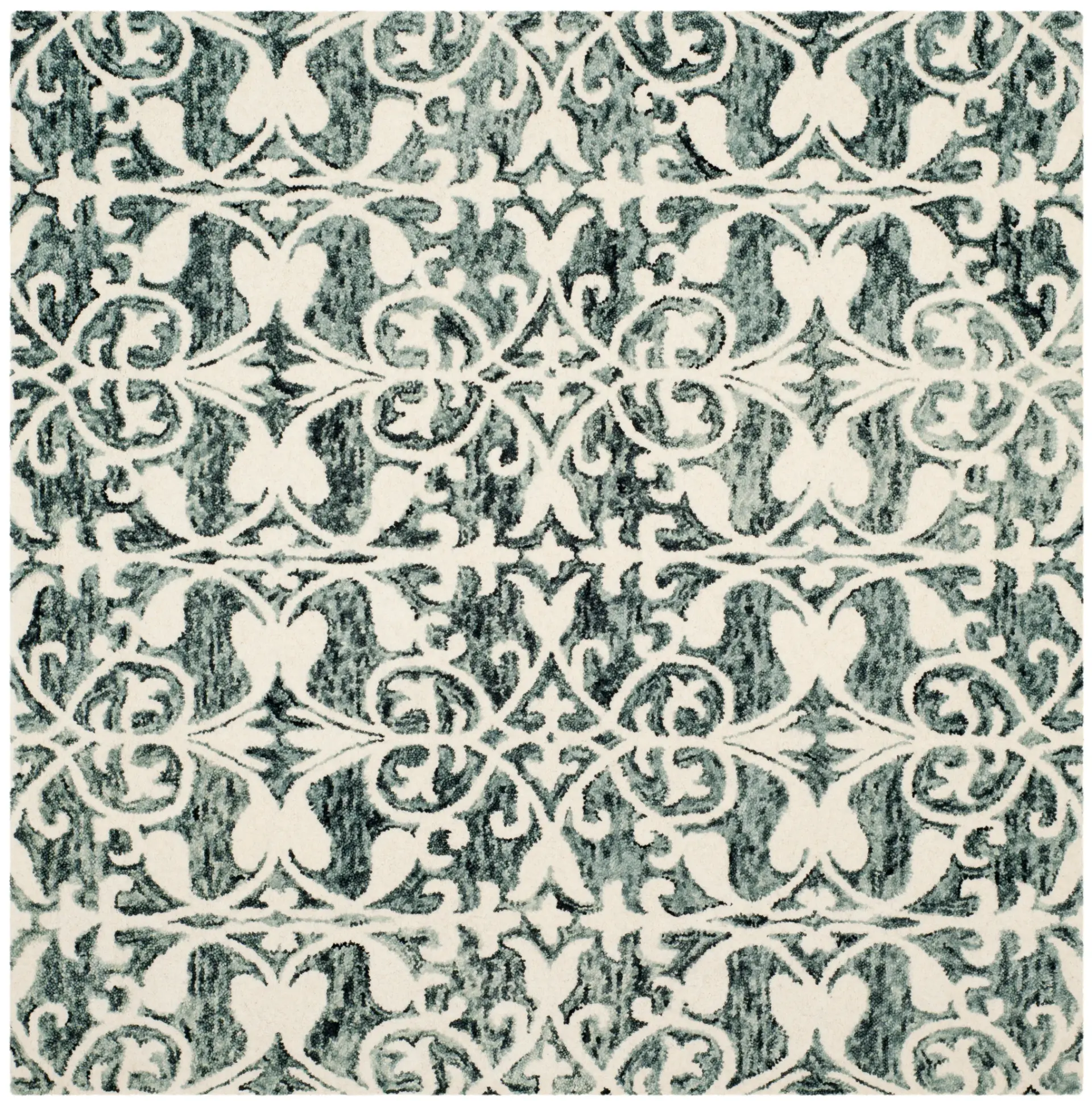 Chatham Scrolling Foliage Hand-Tufted Wool Rug