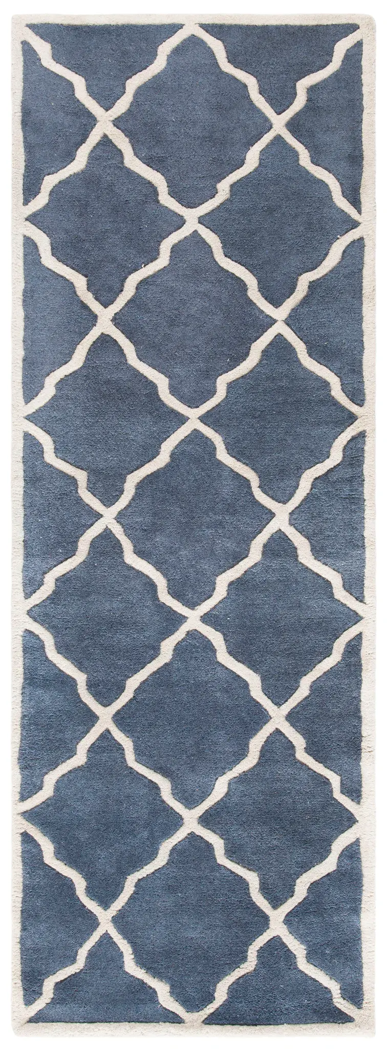 Chatham Stepped Diamond Trellis Hand-Tufted Wool Rug