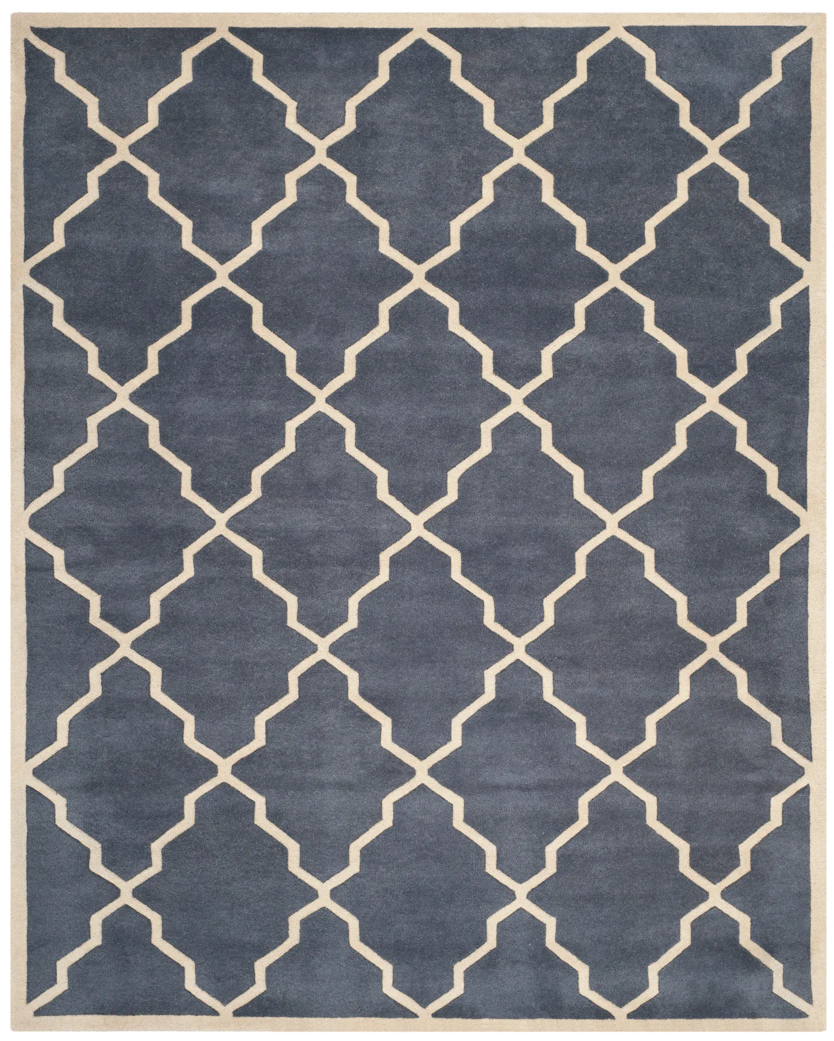 Chatham Stepped Diamond Trellis Hand-Tufted Wool Rug