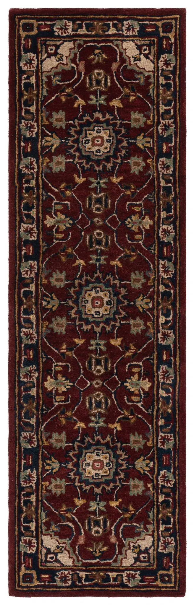 Classic Traditional Persian Medallion Hand-Tufted Wool Rug