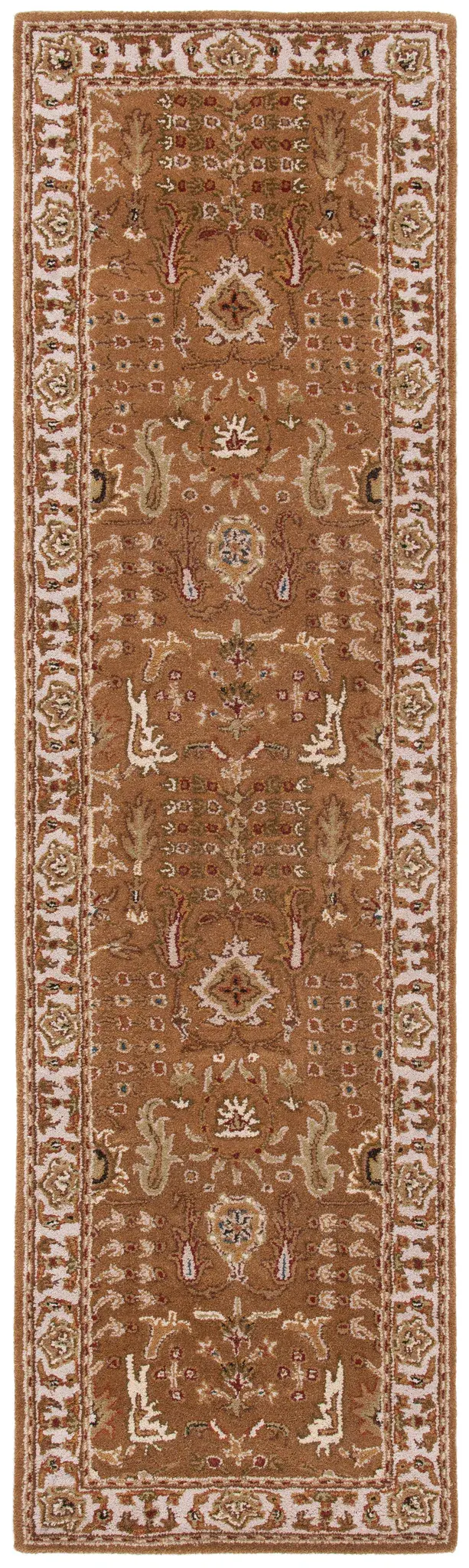 Classic Traditional Oval Botanical Hand-Tufted Wool Rug