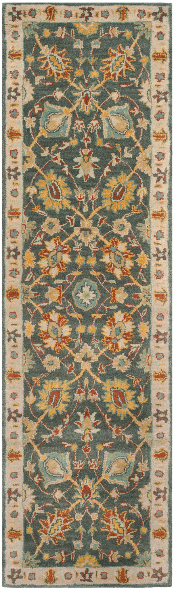Classic Floral Hand-Tufted Wool Rug