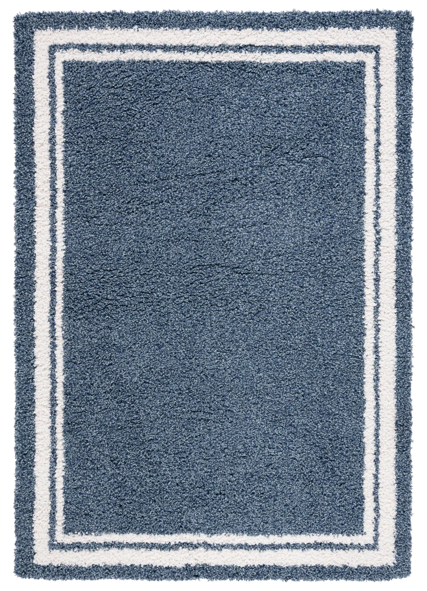 Calico Double Border Shag Rug