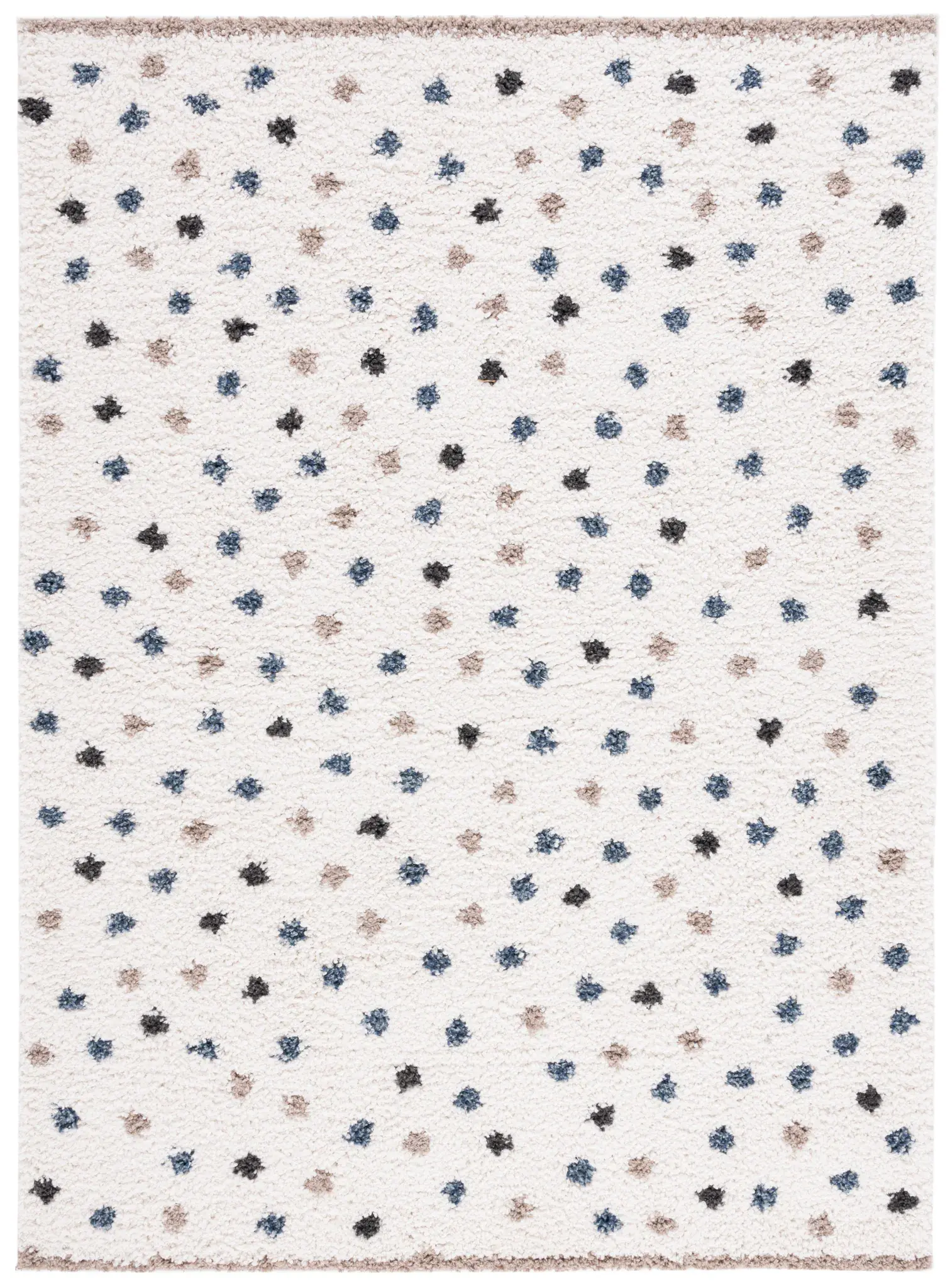 Calico Dotted Shag Rug
