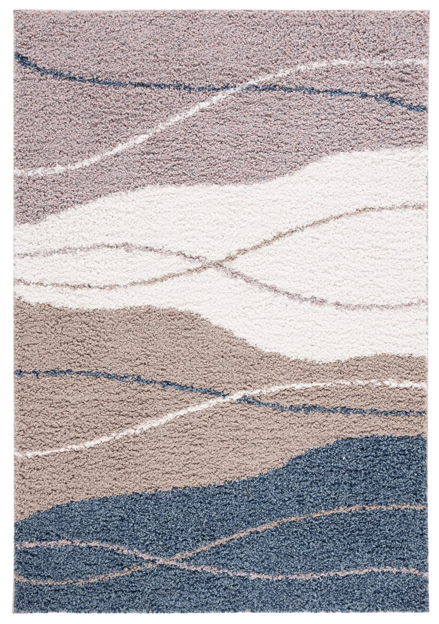 Calico Wave Shag Rug