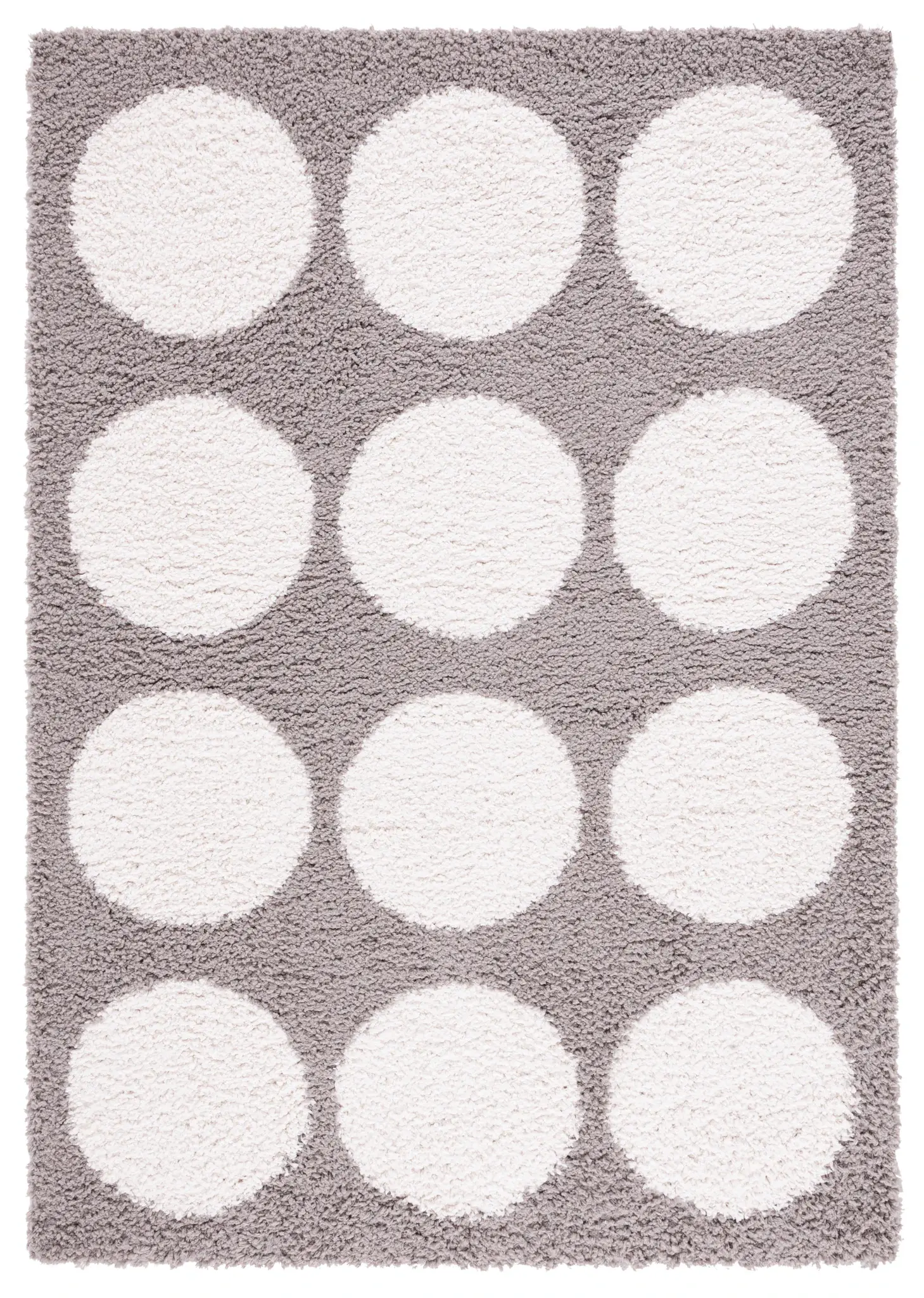 Calico Polka Dot Shag Rug