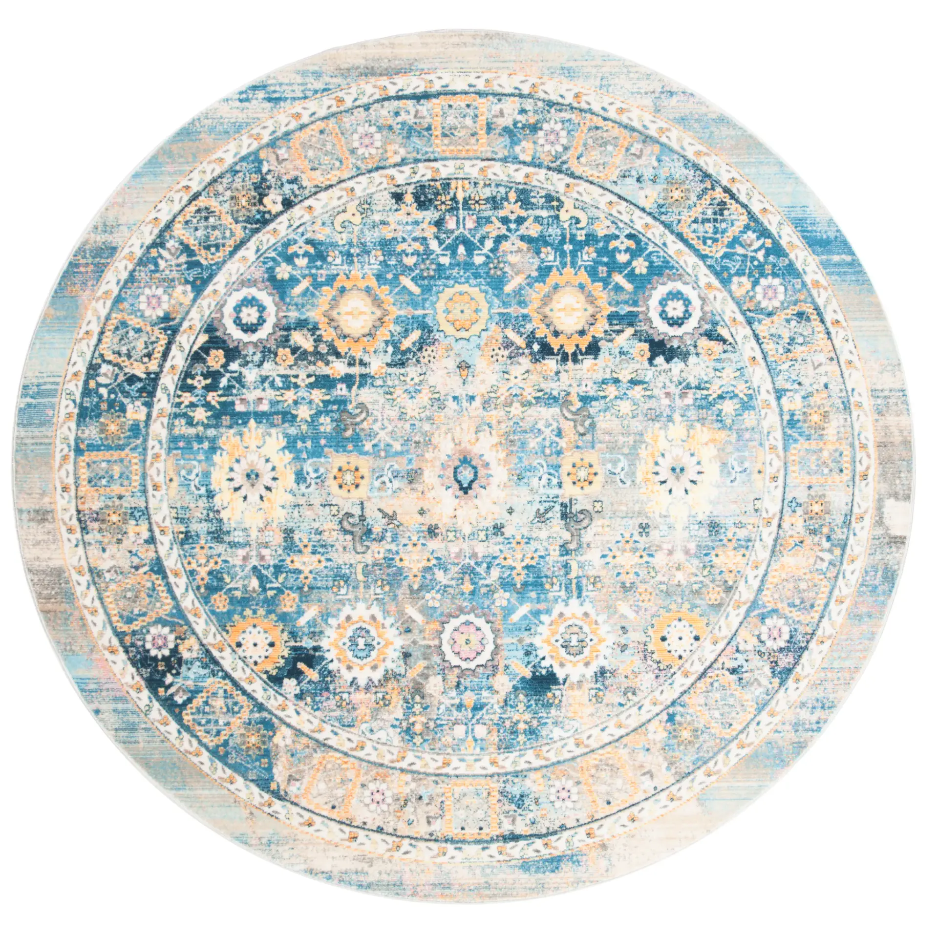 Claremont Floral Bordered Rug