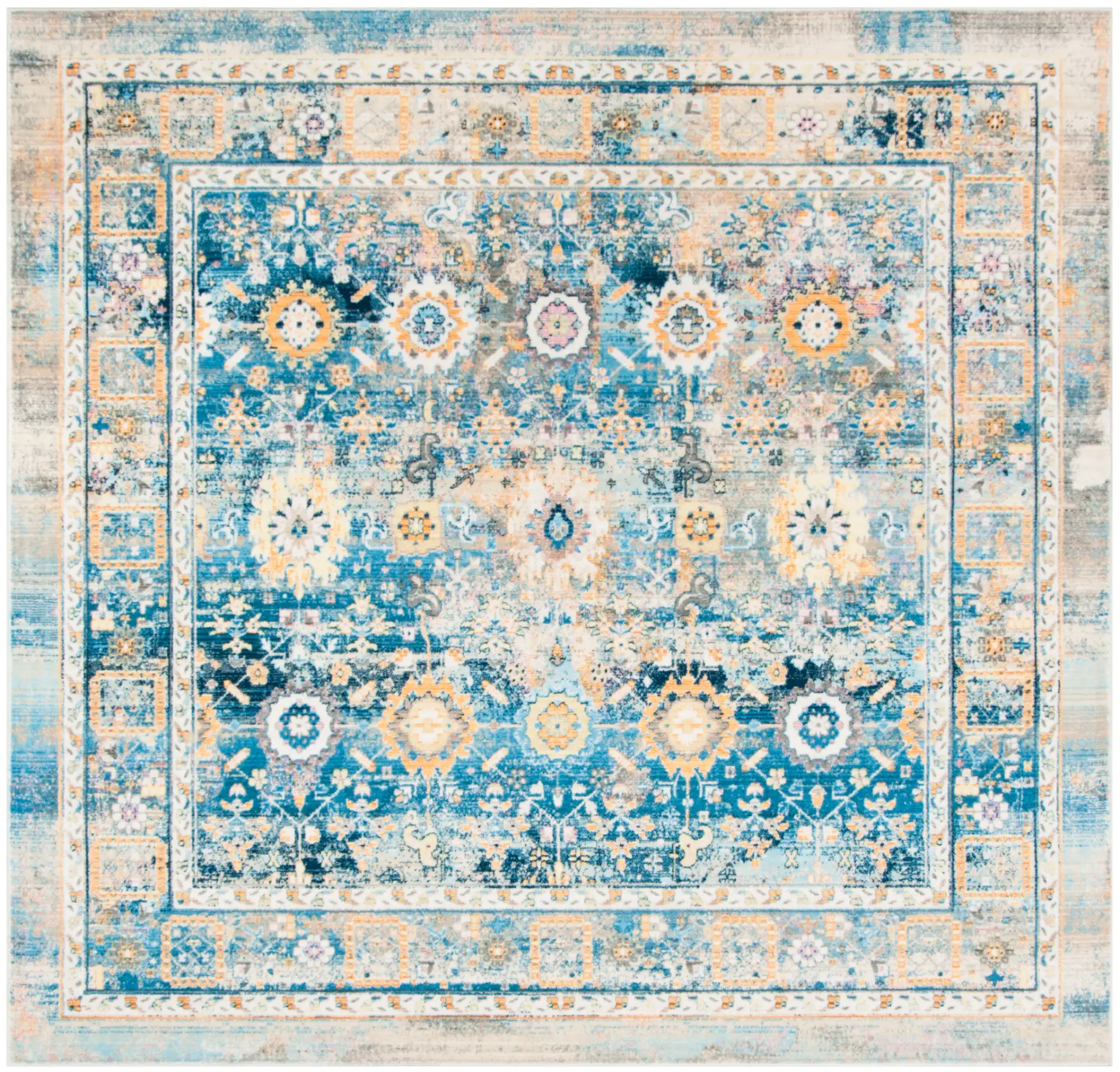 Claremont Floral Bordered Rug