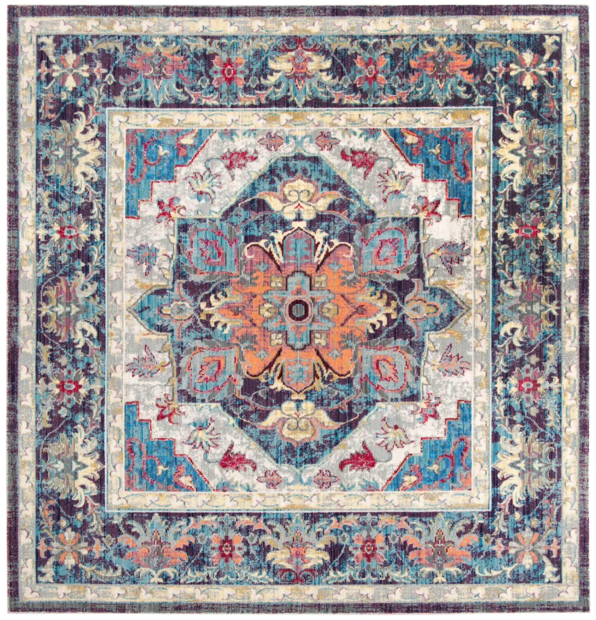 Claremont Framed Medallion Rug