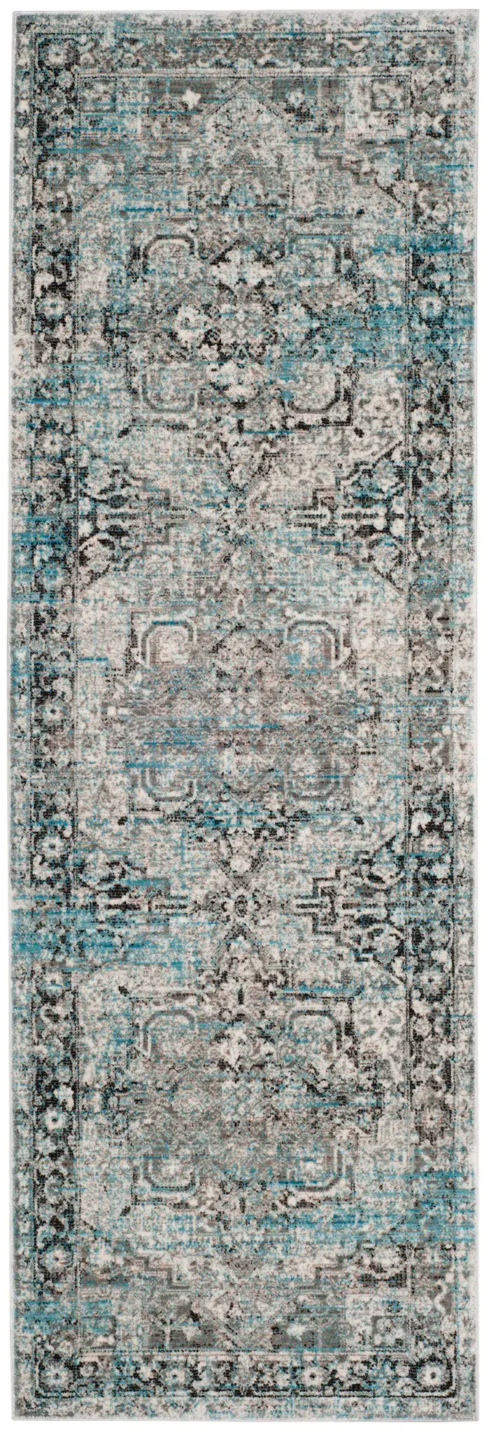 Claremont Distressed Medallion Rug