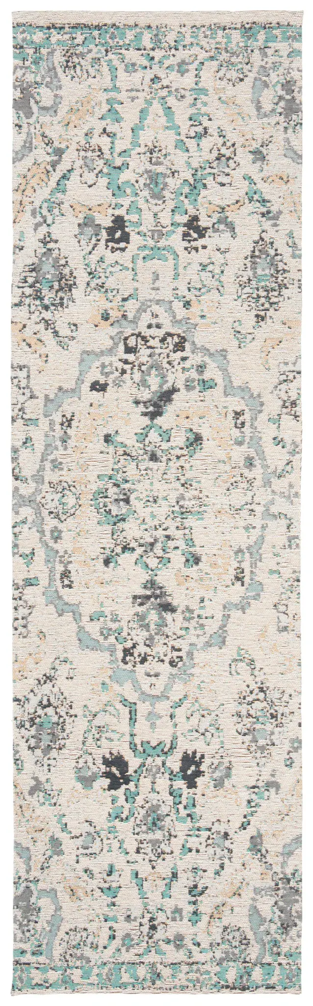 Classic Vintage Open Field Medallion Rug