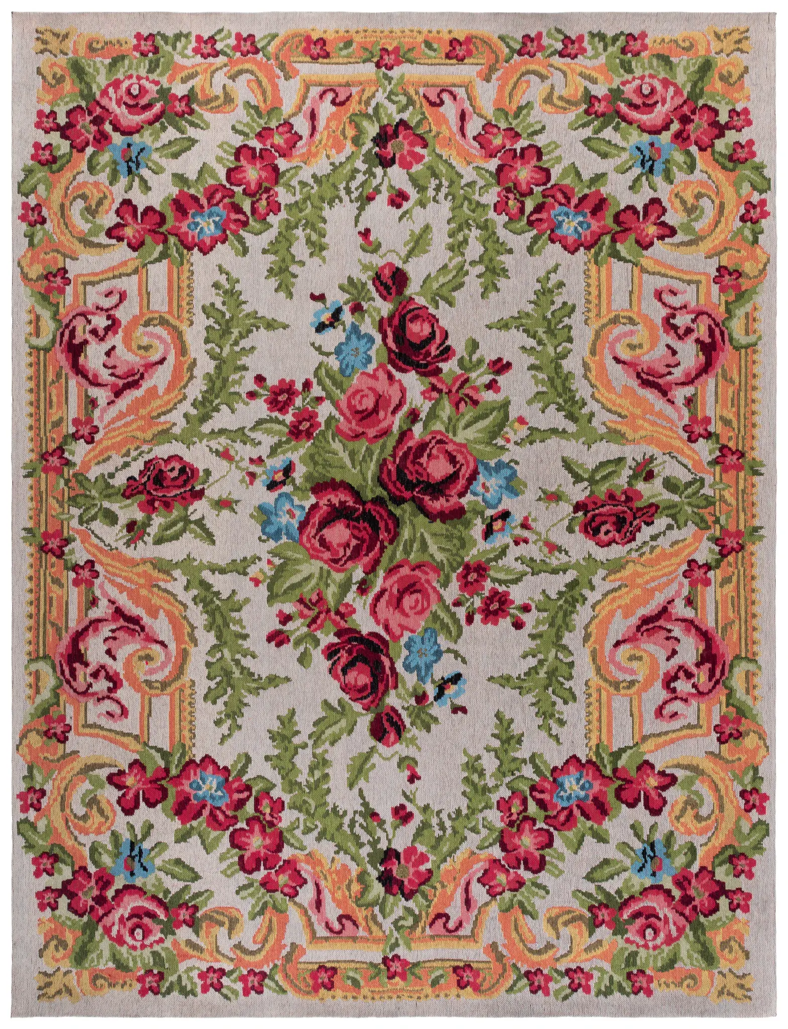 Classic Vintage Floral Rug