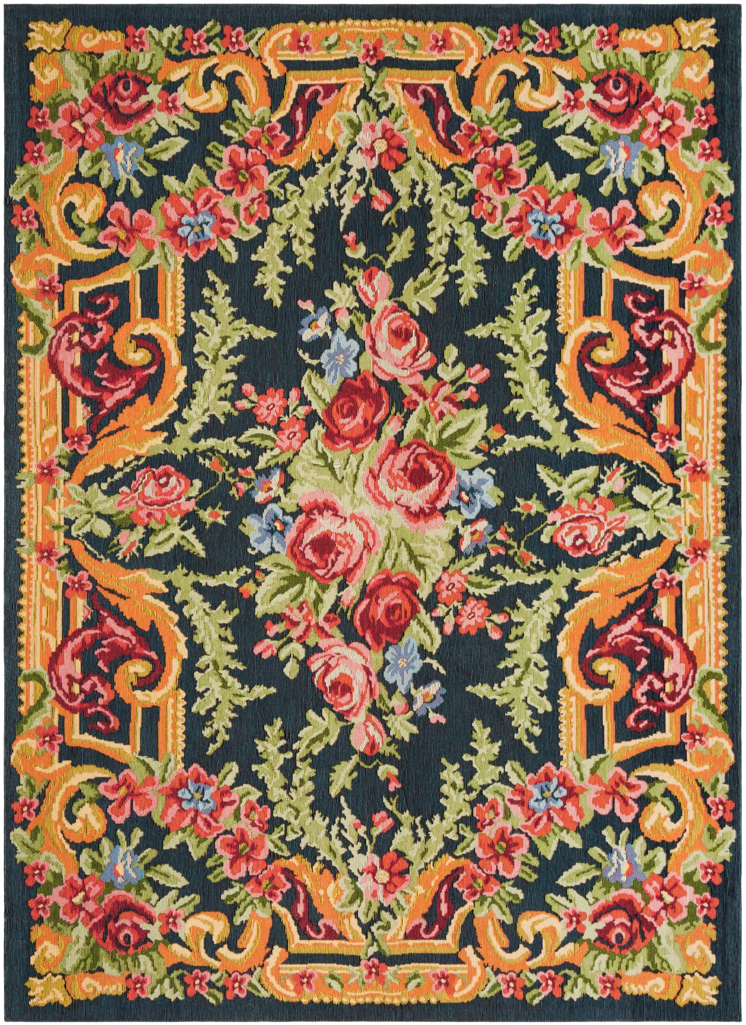Classic Vintage Floral Rug