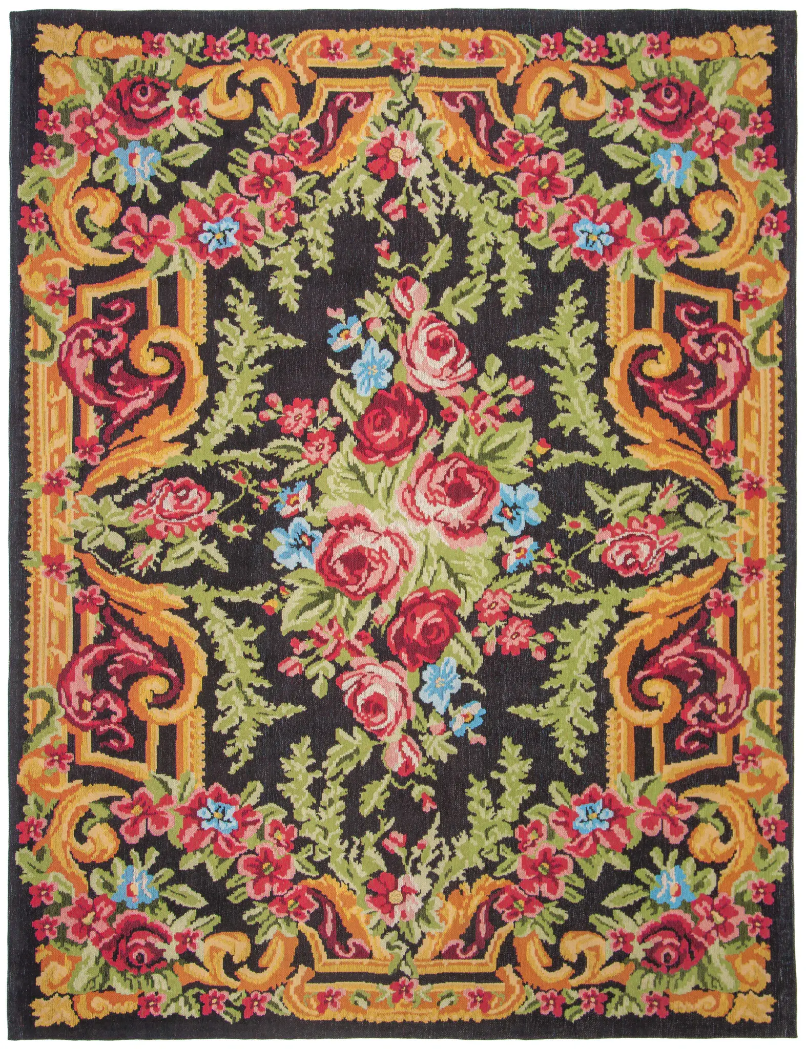 Classic Vintage Floral Rug