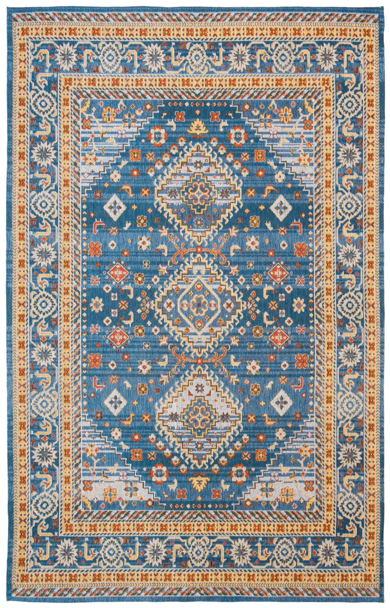 Classic Vintage Traditional Geometric Medallion Rug