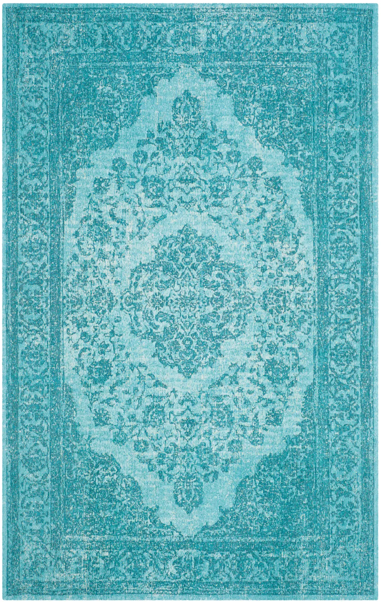 Classic Vintage Floral Medallion Rug