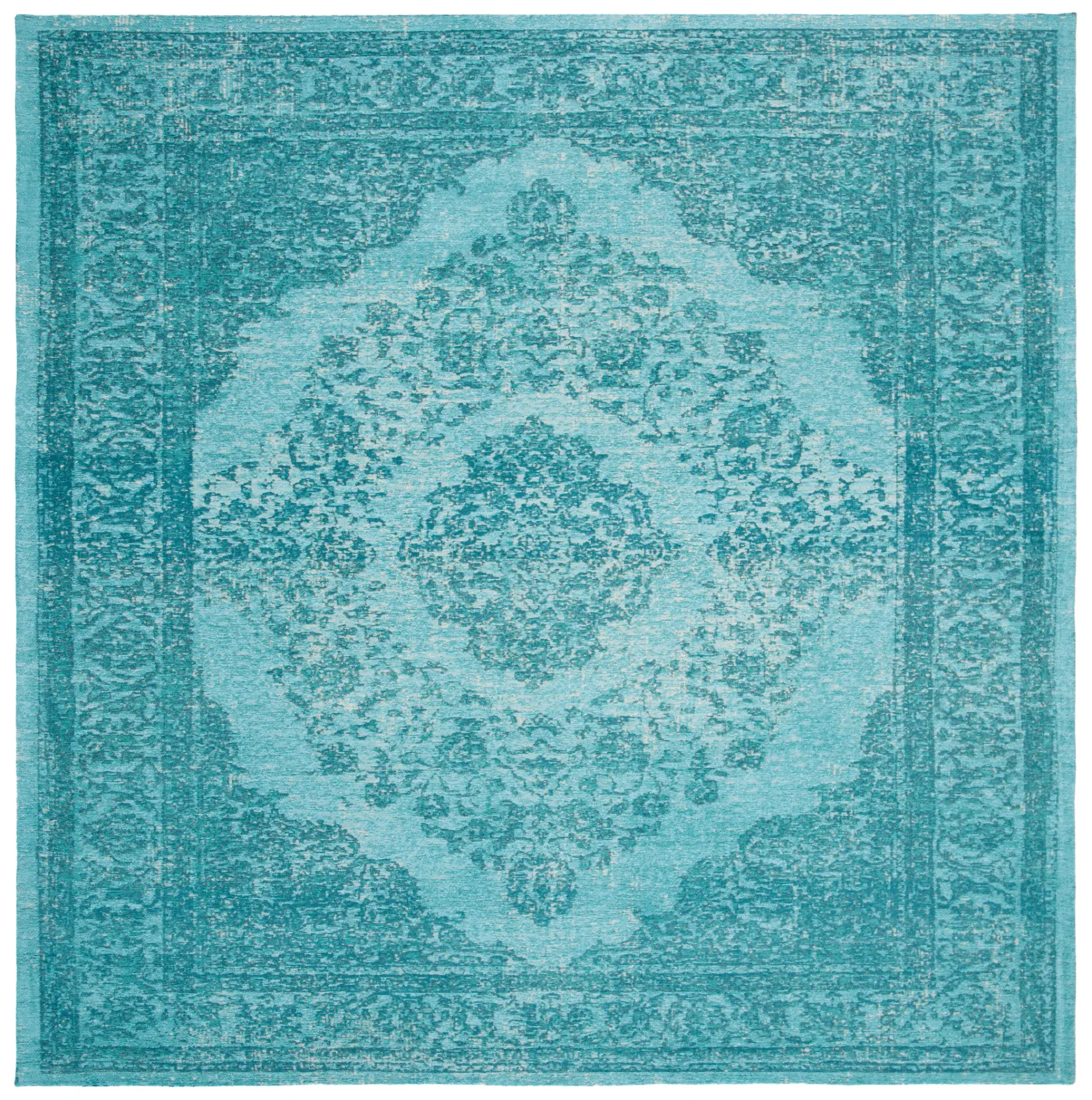Classic Vintage Floral Medallion Rug