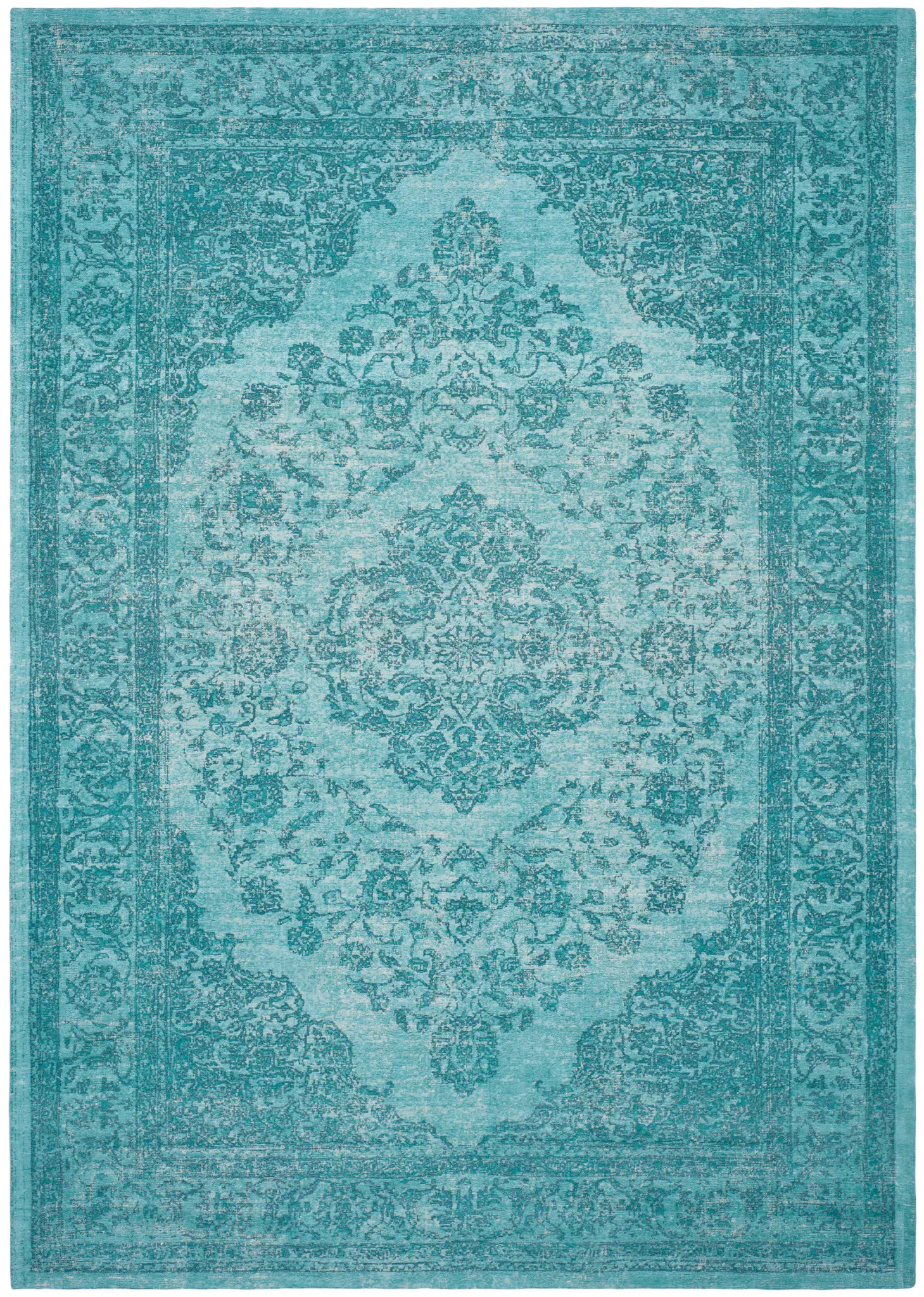Classic Vintage Floral Medallion Rug