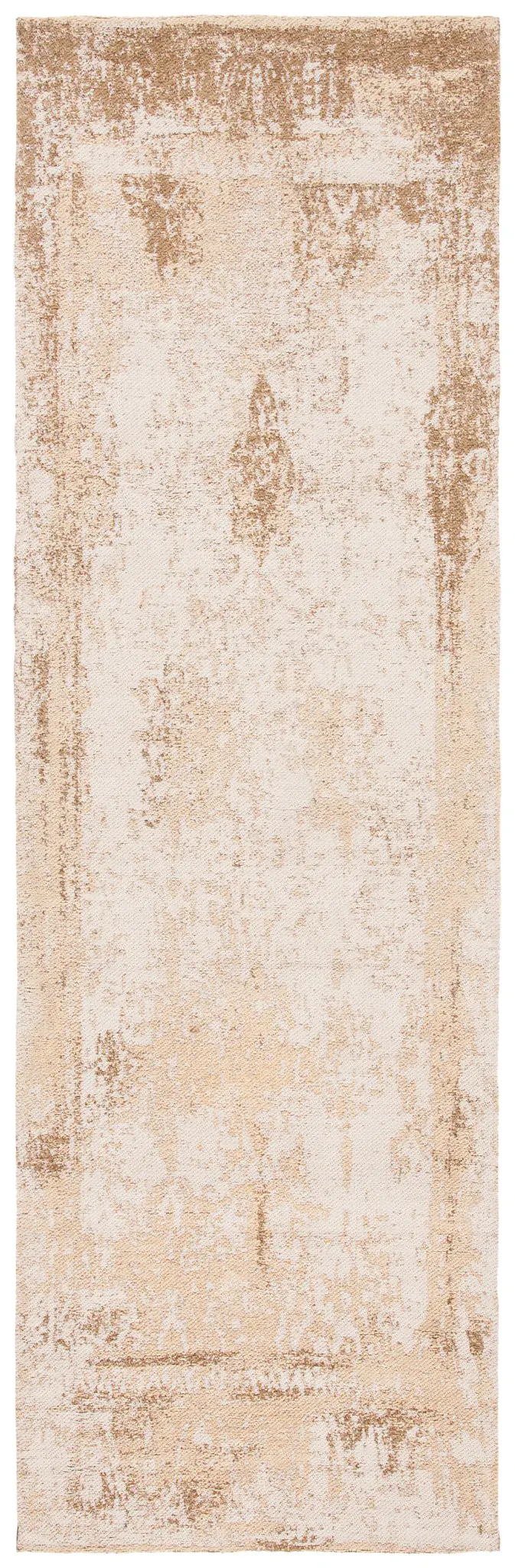 Classic Vintage Distressed Border Rug