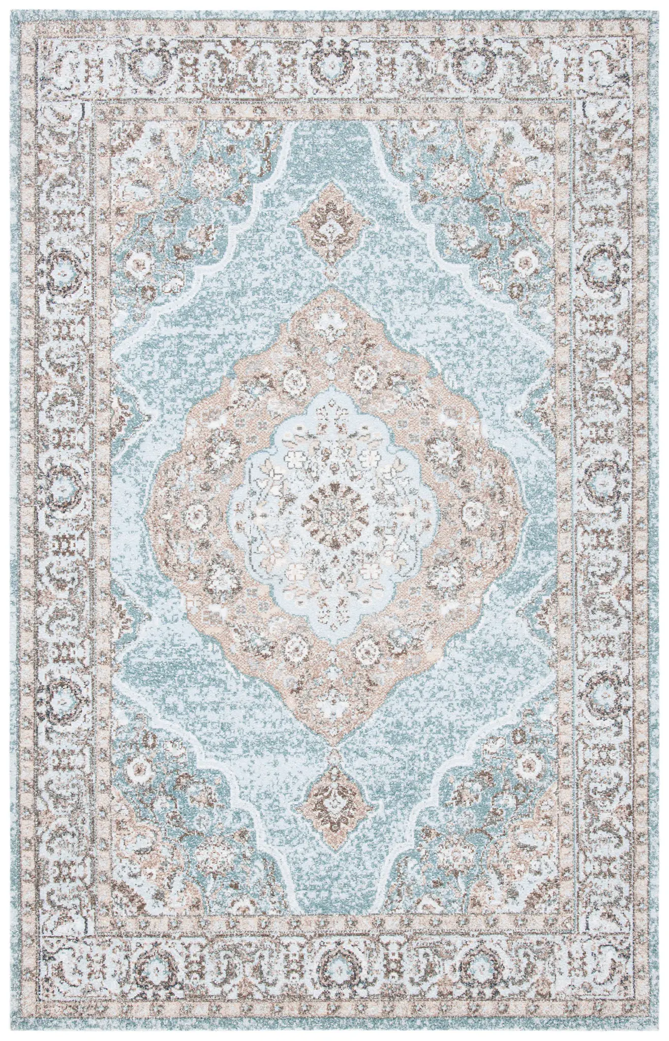 Classic Vintage Vintage Medallion Hand-Tufted Rug