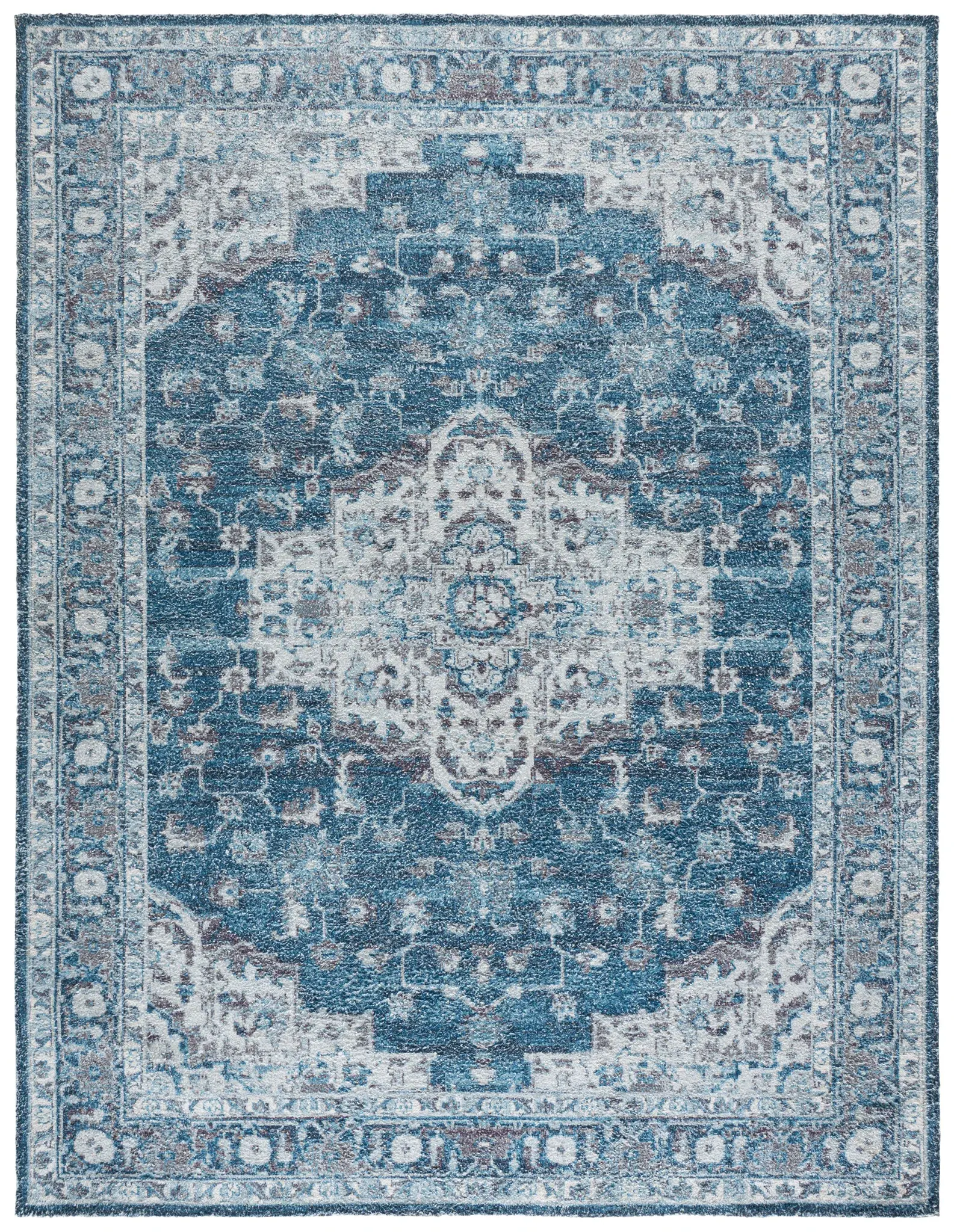 Classic Vintage Traditional Medallion Hand-Tufted Rug