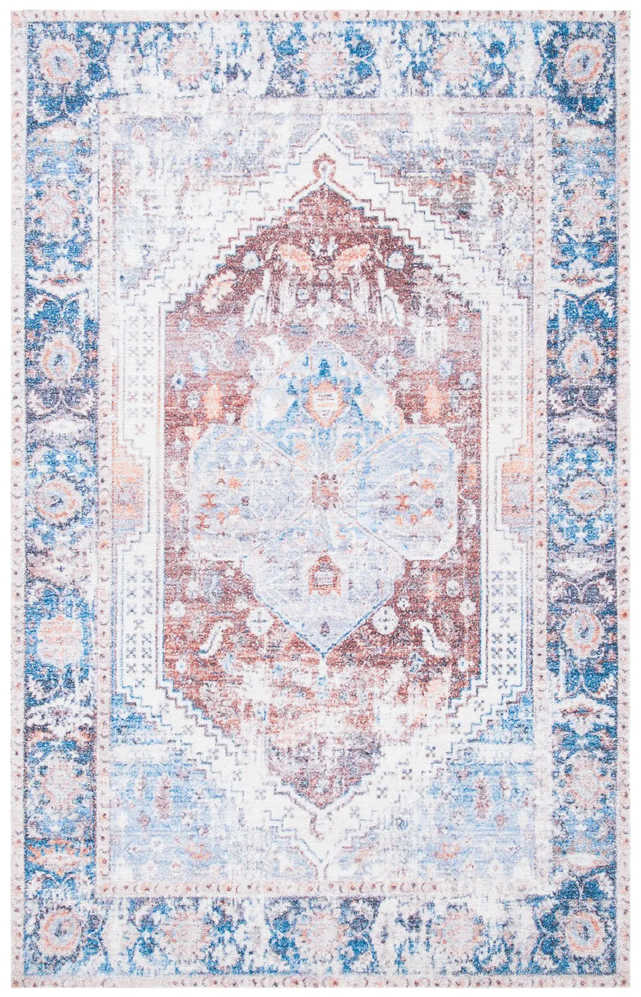 Classic Vintage Medallion Hand-Tufted Rug