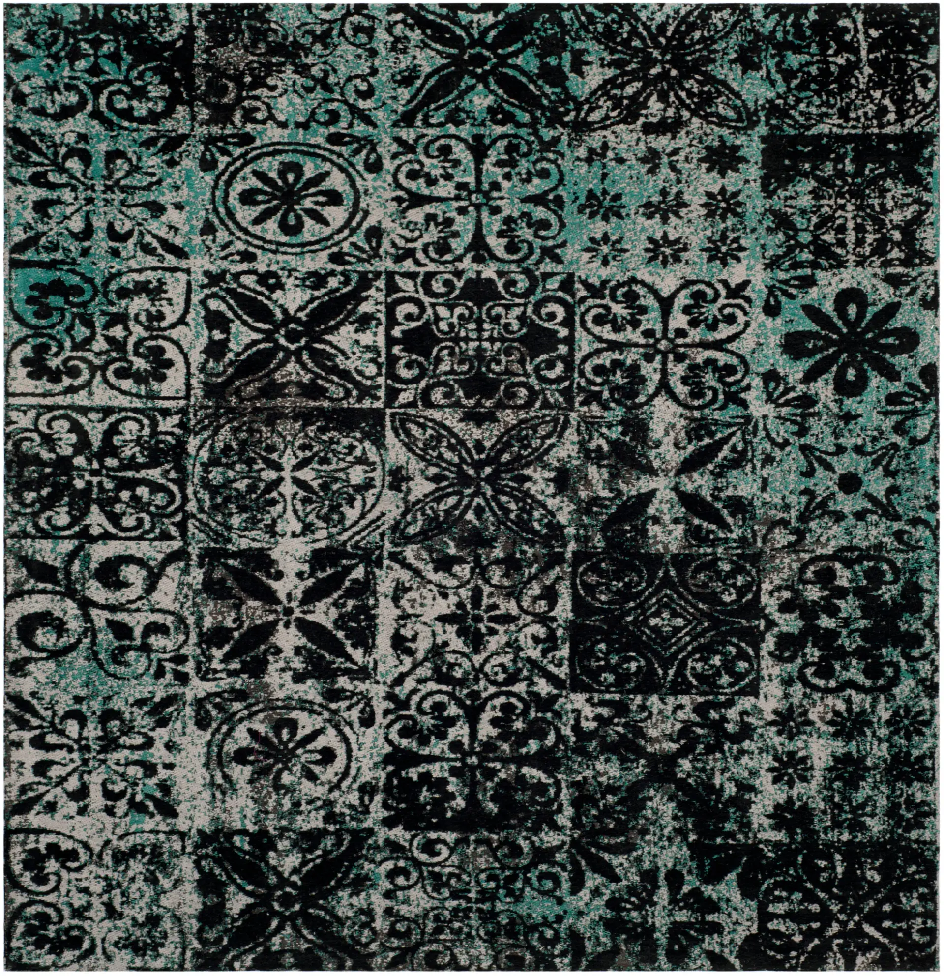 Classic Vintage Bohemian Patchwork Rug