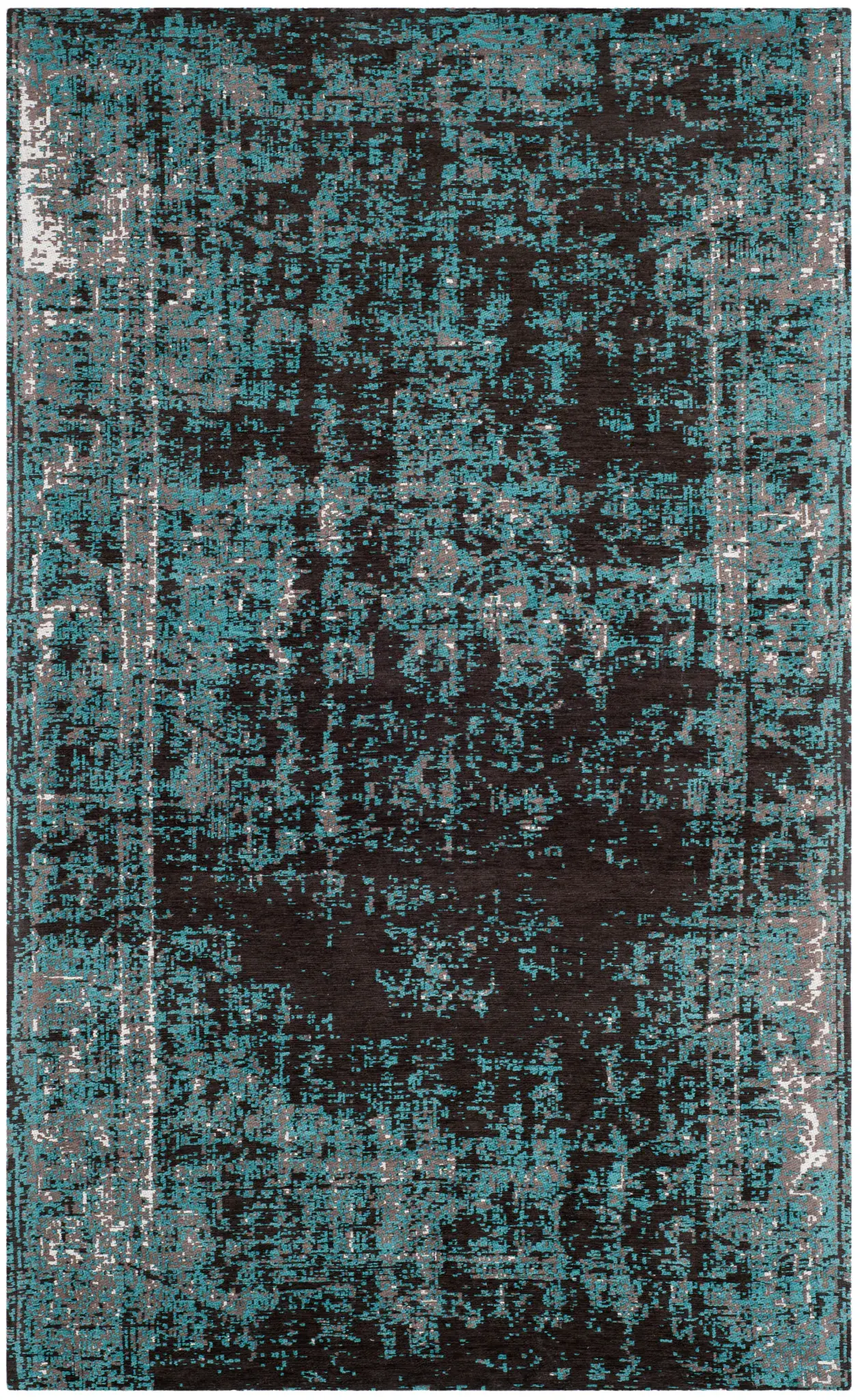 Classic Vintage Distressed Abstract Rug