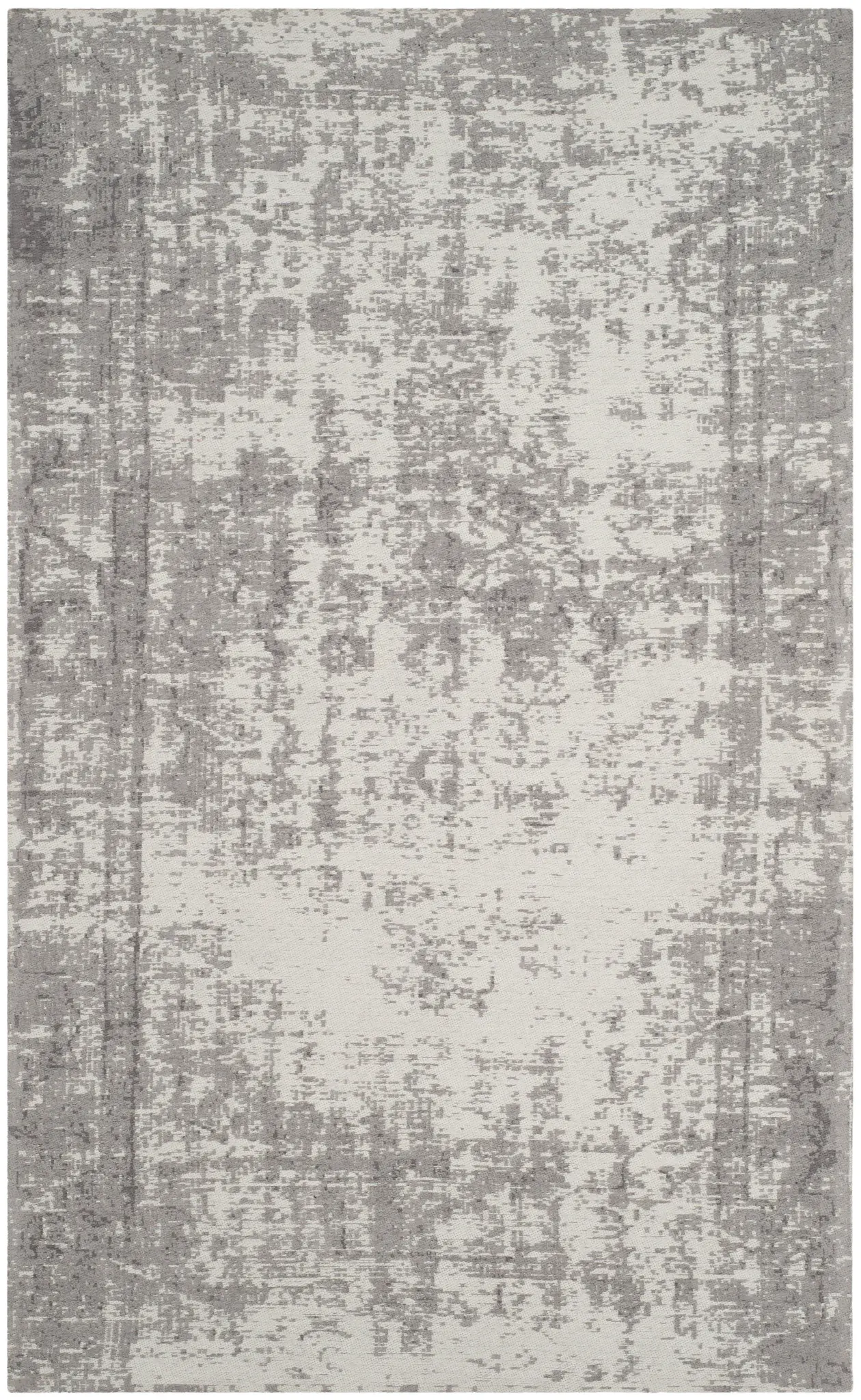 Classic Vintage Distressed Abstract Rug