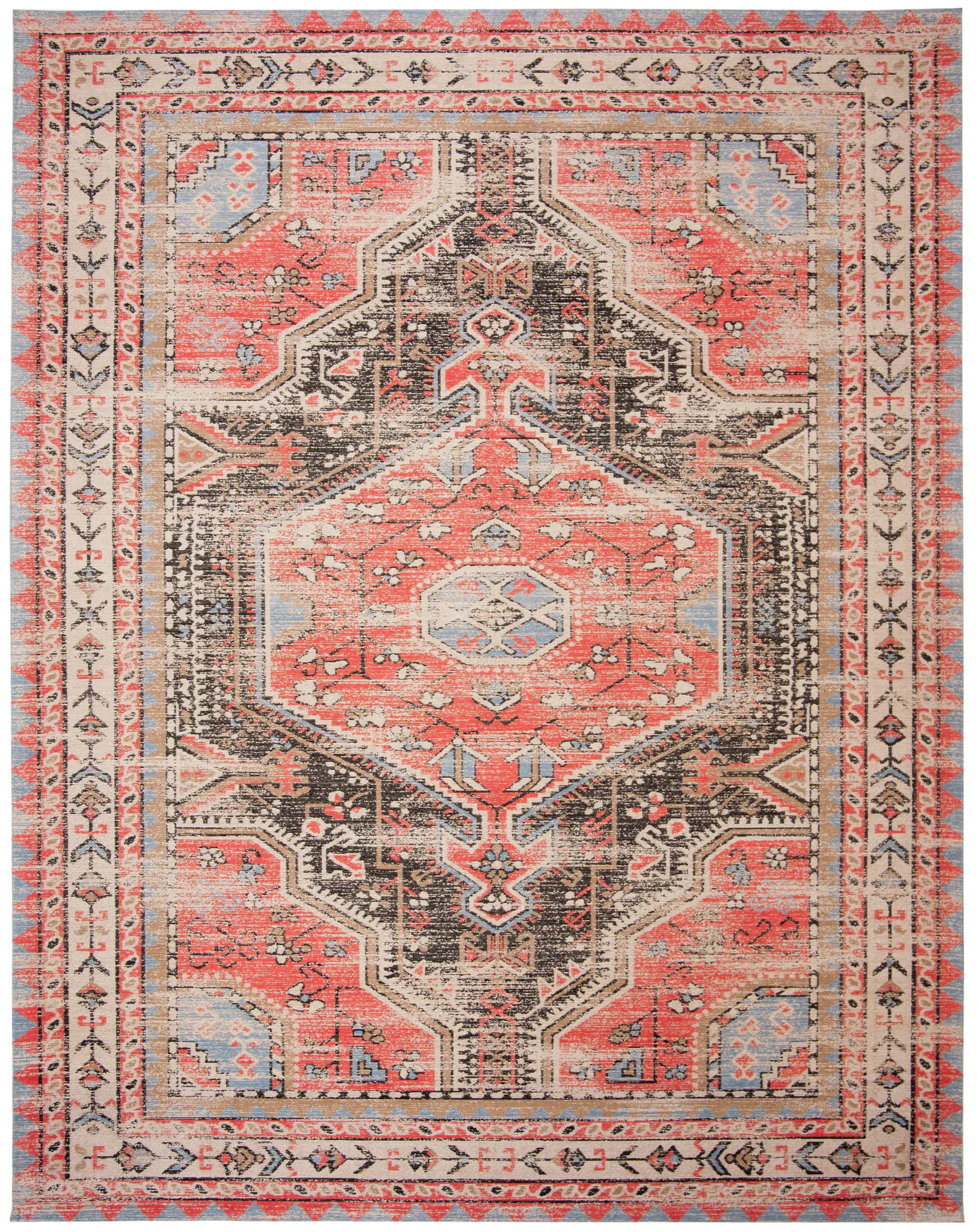 Classic Vintage Geometric Medallion Rug
