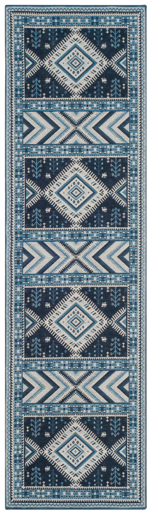 Classic Vintage Tribal Panel Rug