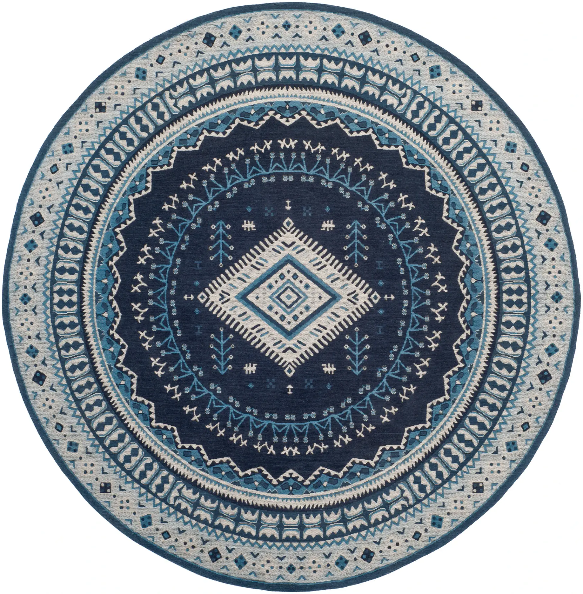 Classic Vintage Tribal Panel Rug
