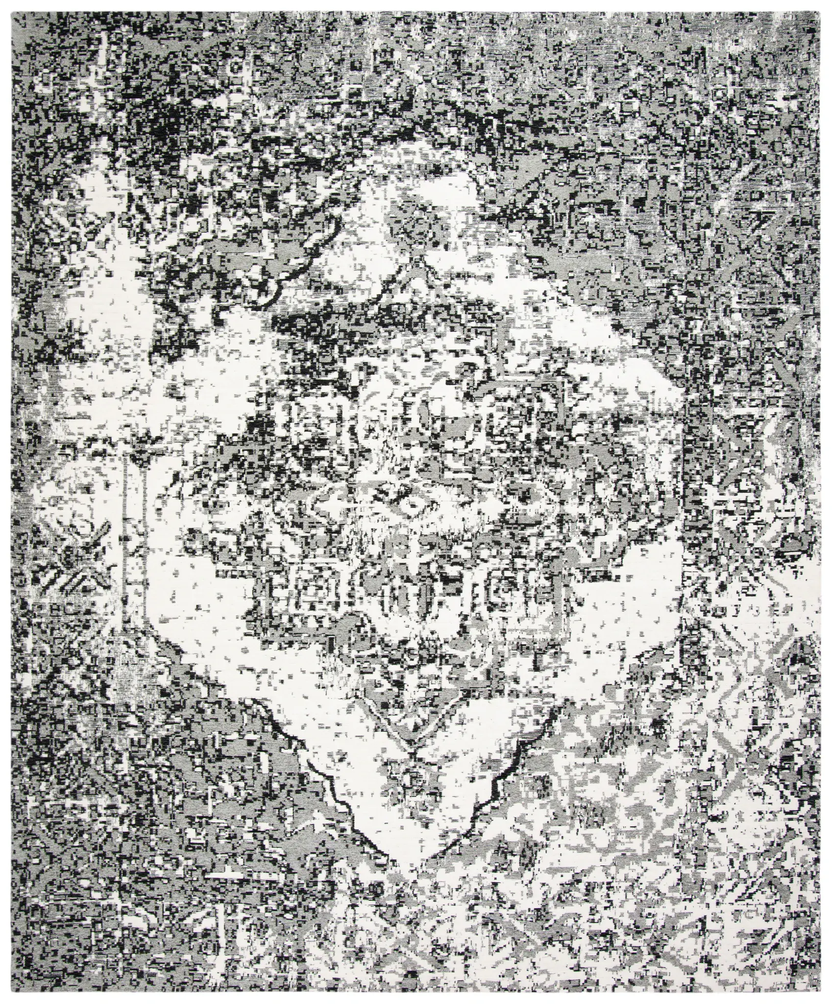 Classic Vintage Faded Medallion Rug