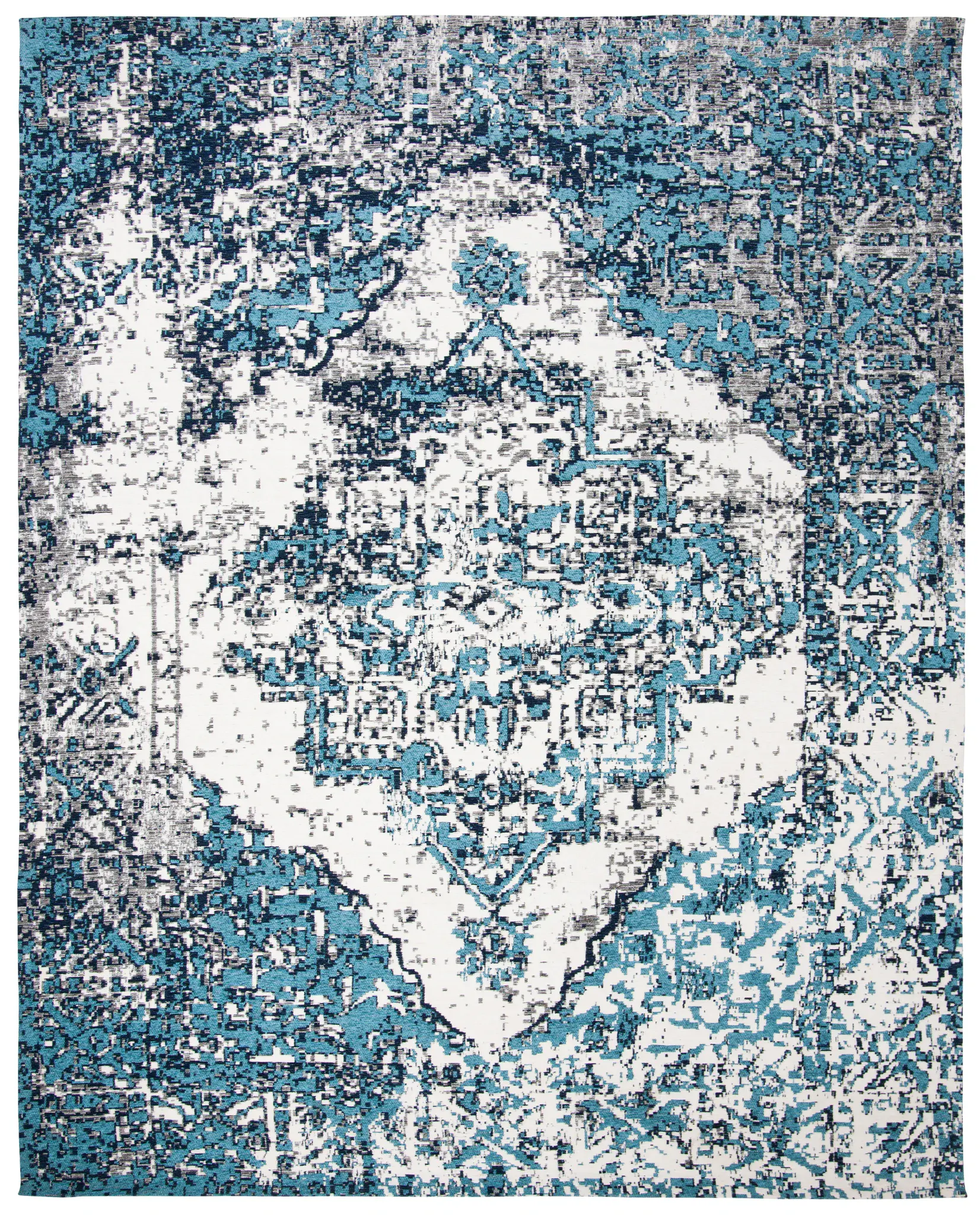 Classic Vintage Faded Medallion Rug