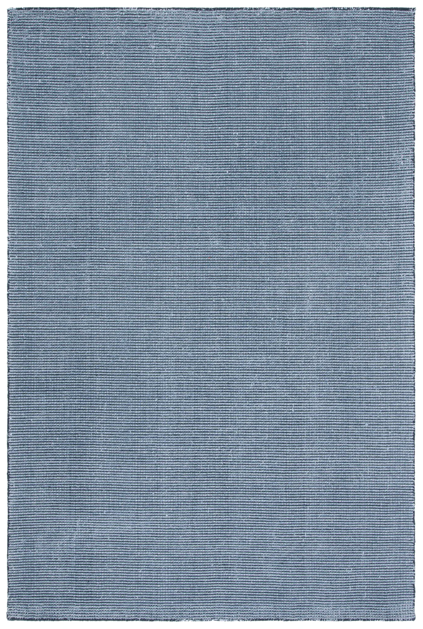 Classic Vintage Modern Ribbed Hand-Loomed Rug