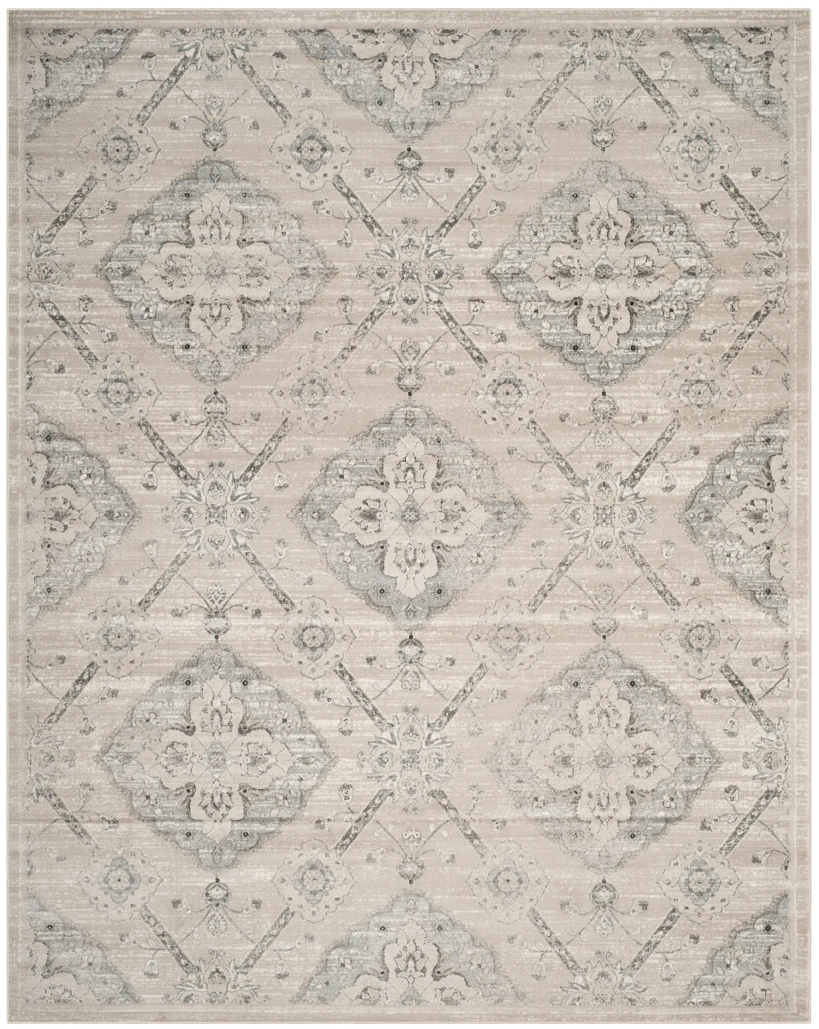 Carnegie Lattice Medallion Rug