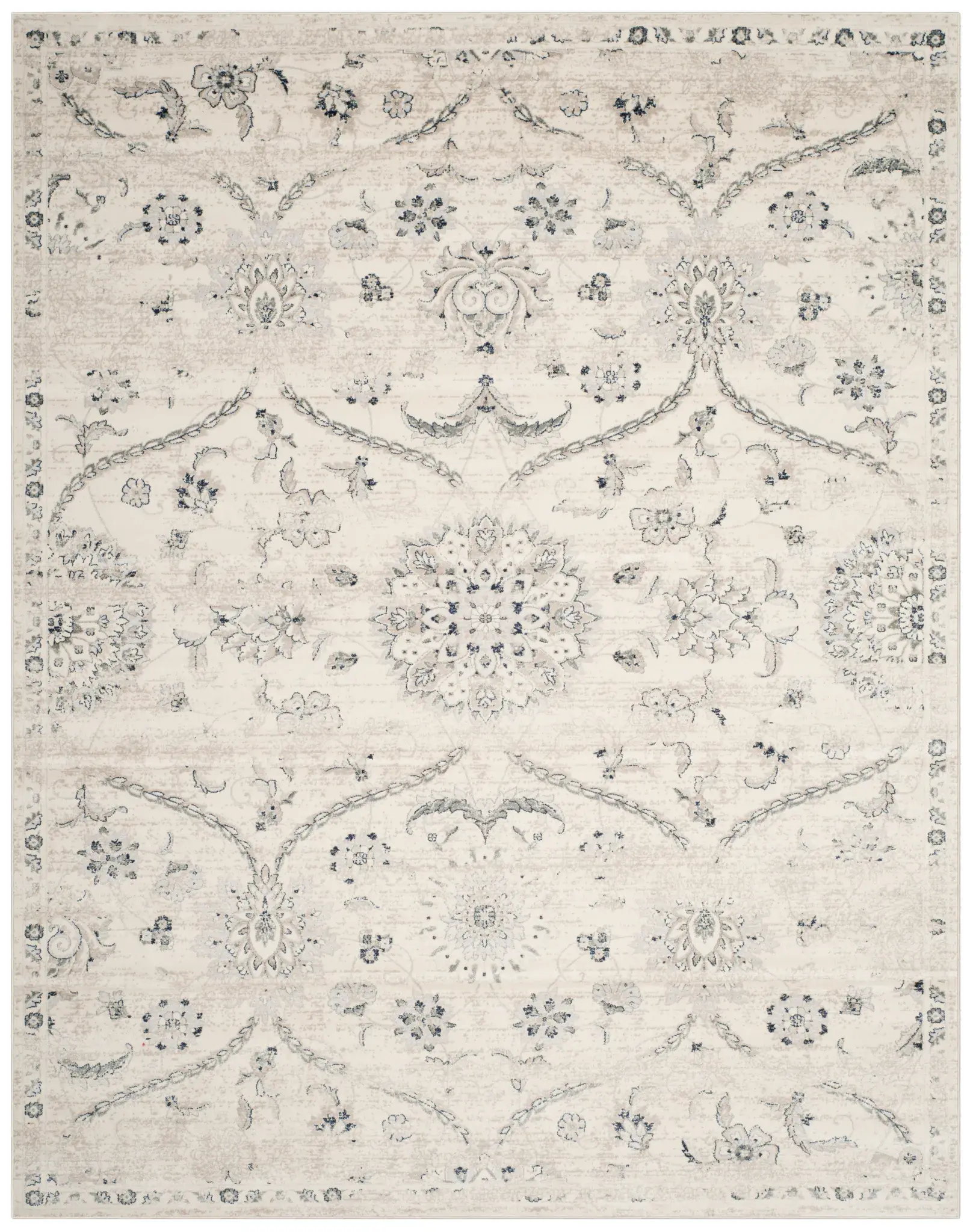 Carnegie Distressed Medallion Rug