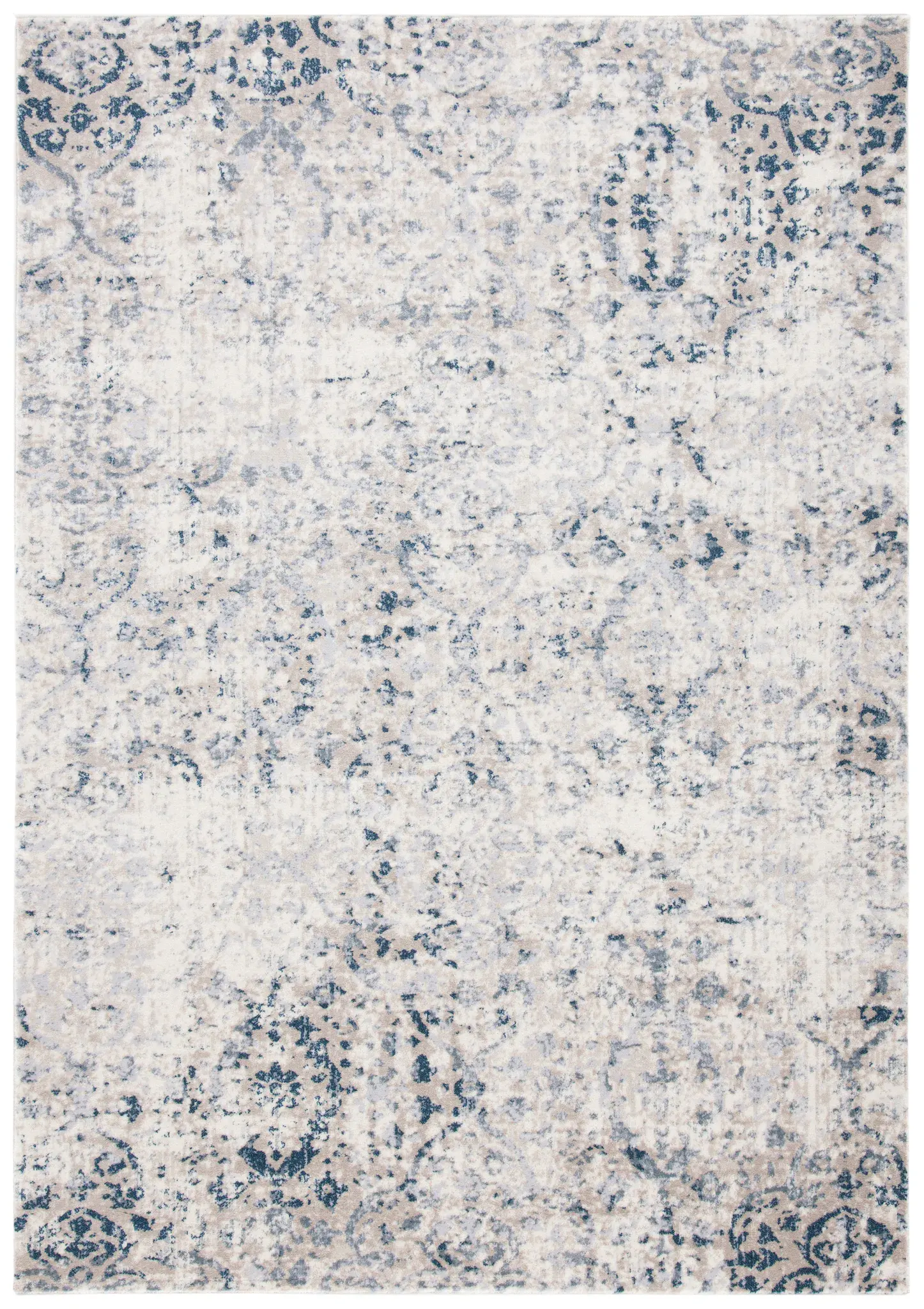Carnegie Distressed Floral Rug