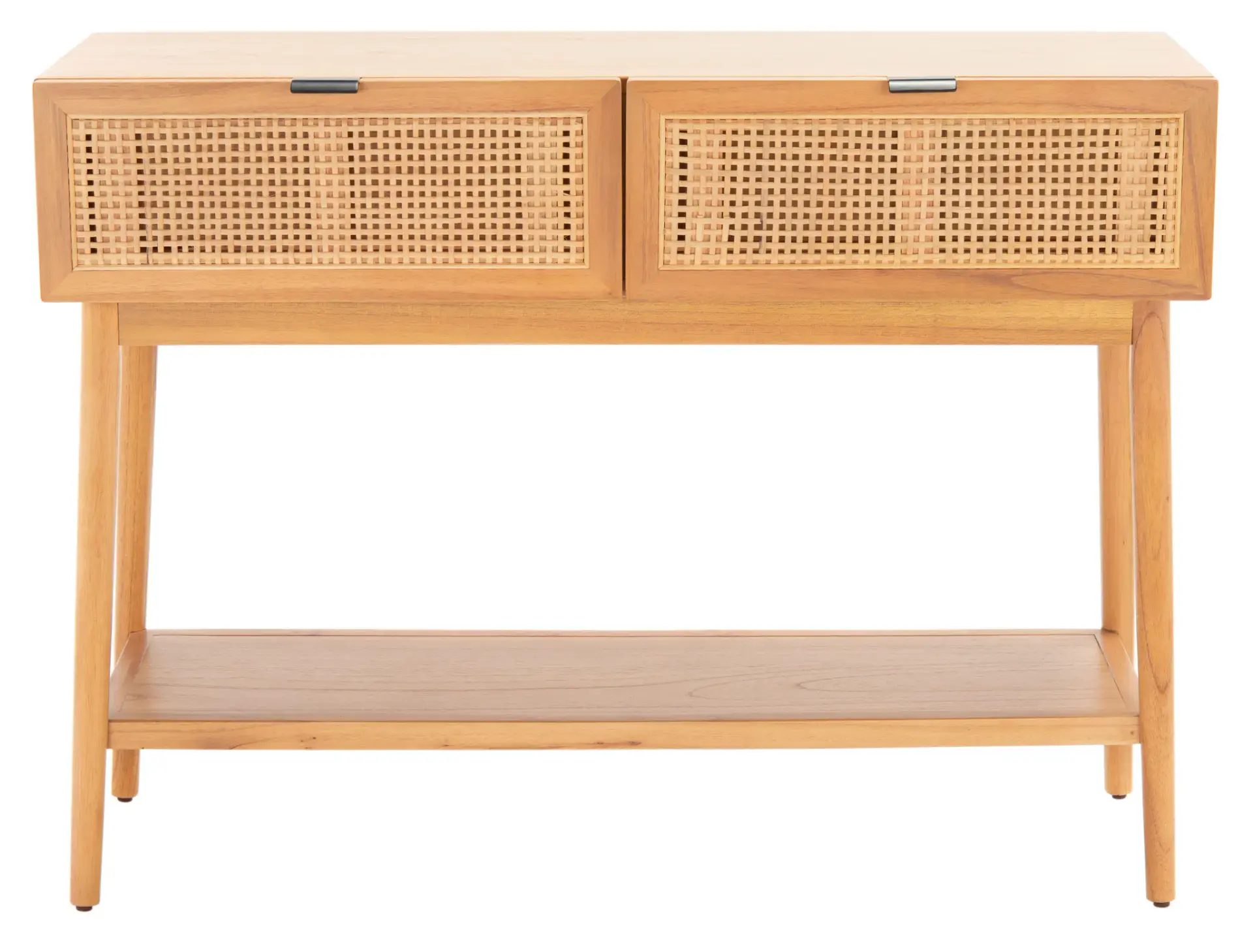 Baisley Two-Drawer Rattan Console