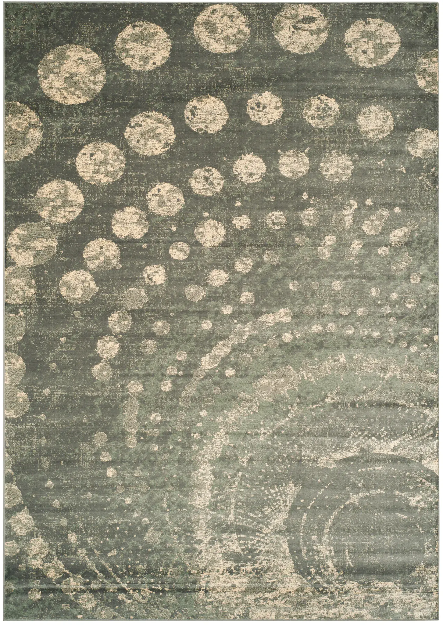 Constellation Vintage Modern Abstract Viscose Rug