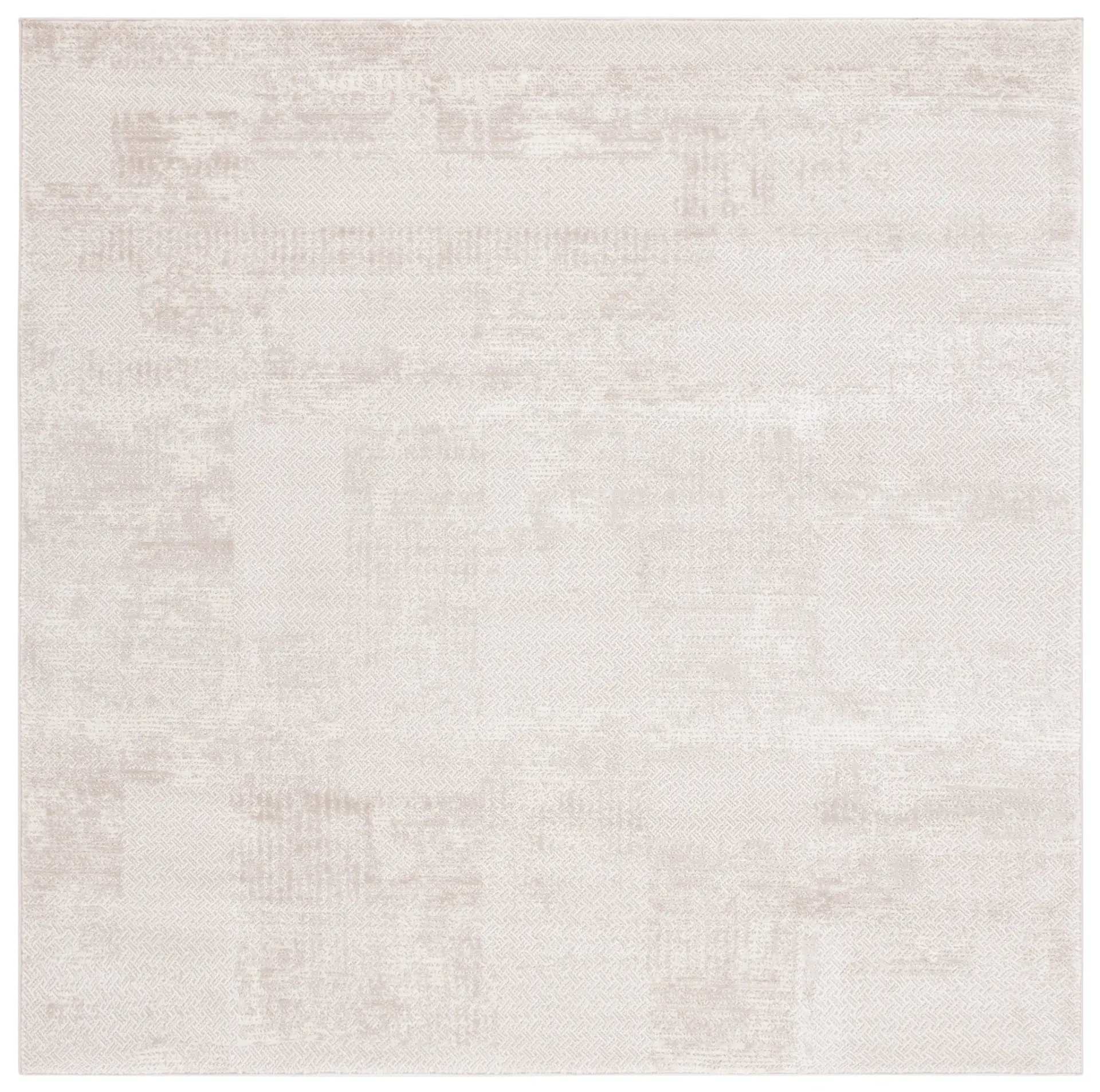 Continental Distressed Grid Rug