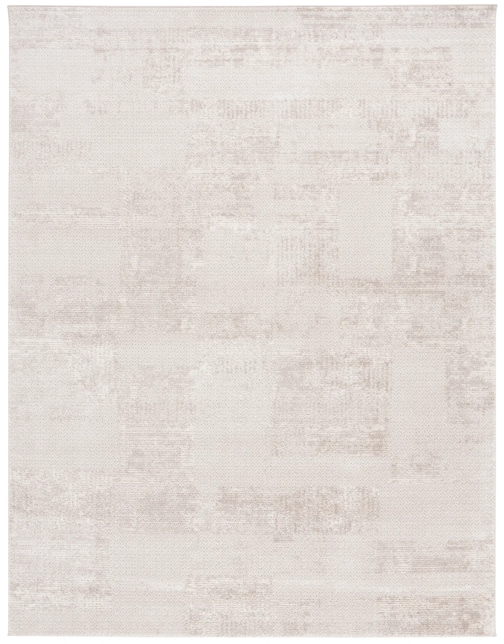 Continental Distressed Grid Rug